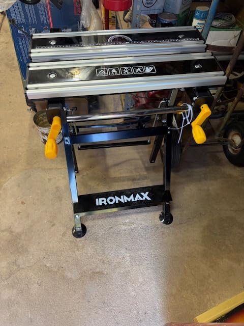 Portable Workbench, Folding Work Bench and Vise with 2 Rotary Handles, 7-Level Adjustable Height, 8 Sliding Clamps, Tiltable & Extendable Tabletop, Workbench Table for Garage, Workshop customer photo 2