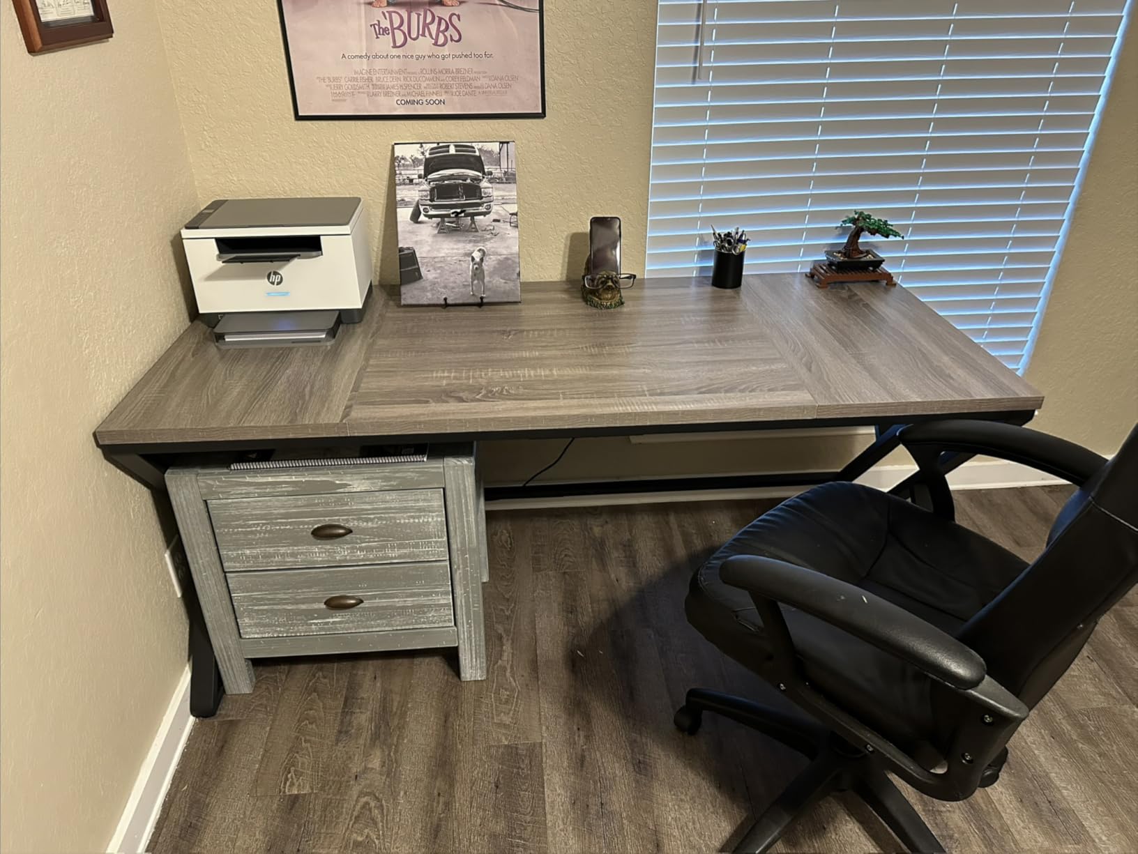 LVB Rustic Large Computer Desk, 70