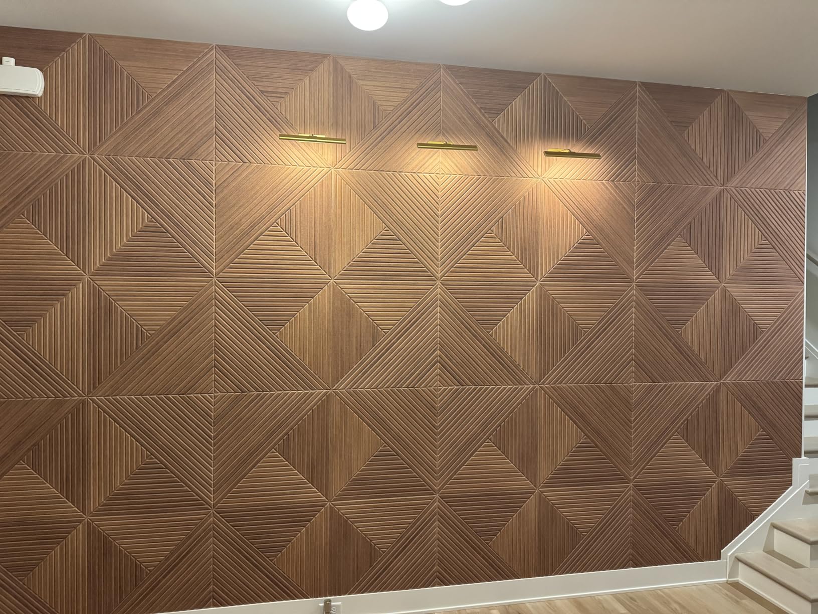 Soon Global 8-Pack Acoustical Wall Panels, 48 X 32 Inches Art Acoustic Panels, Teal Aura customer photo 1