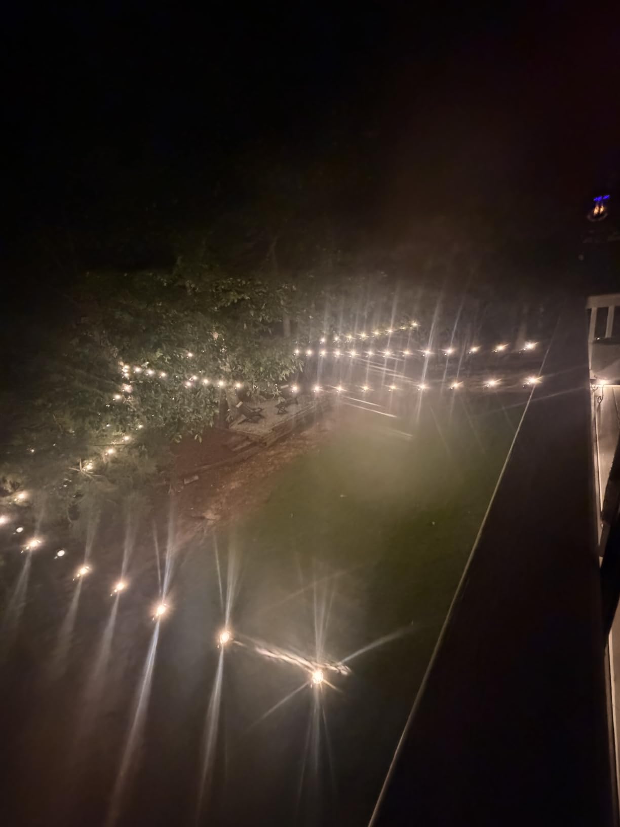 RTTY 300 FT Outdoor String Lights, Waterproof Outside Patio Light 156 Bulbs | Commercial Grade G40 LED Lights, Dimmable Connectable Hanging Lighting for Cafe, Bistro, Porch, Deck, Gazebo,Backyard, 2700K customer photo 1