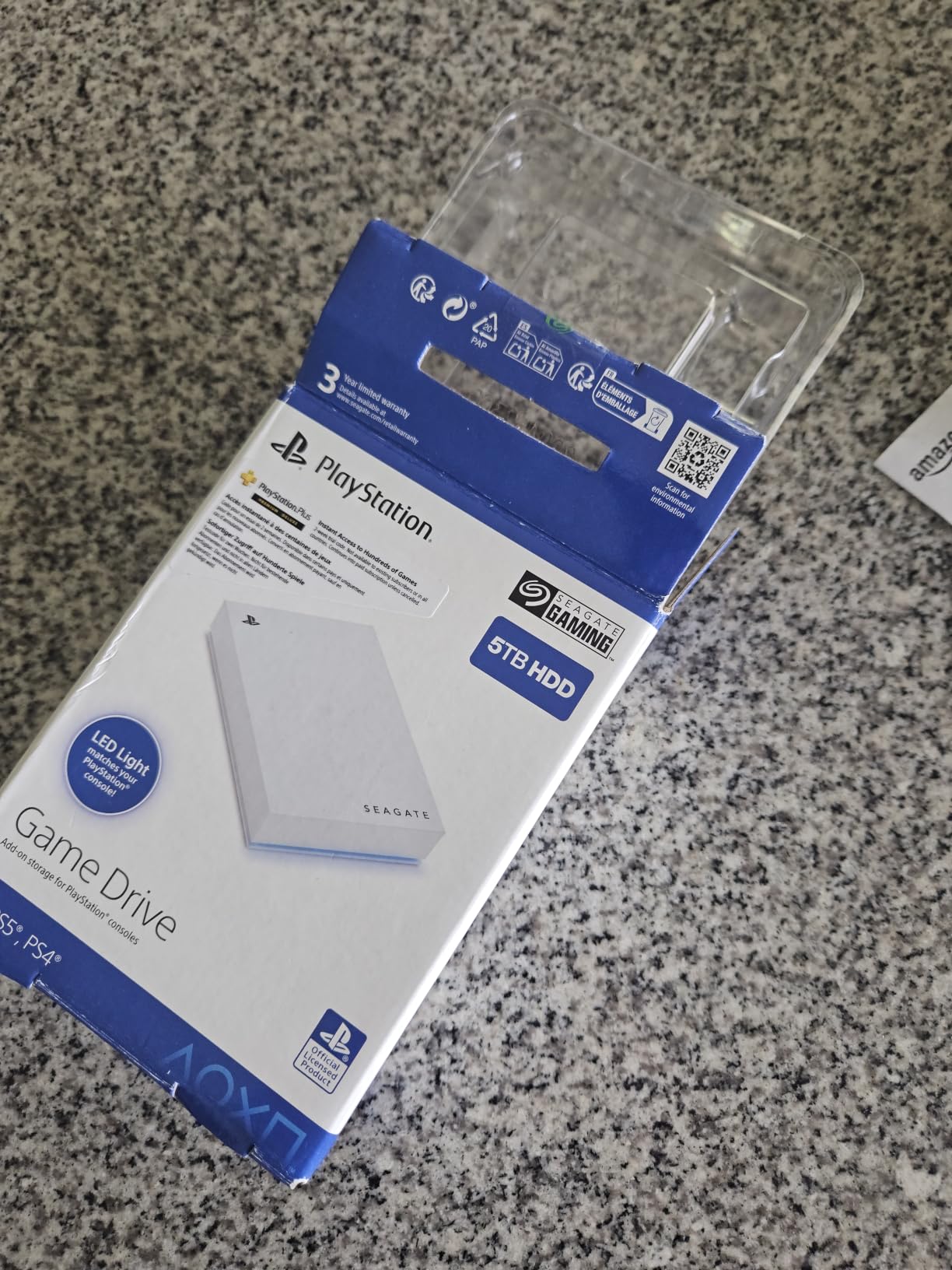 Seagate Game Drive for PS4/PS5 5TB, External HDD, USB 3.0, Officially Licensed HDD for PlayStation customer photo 1