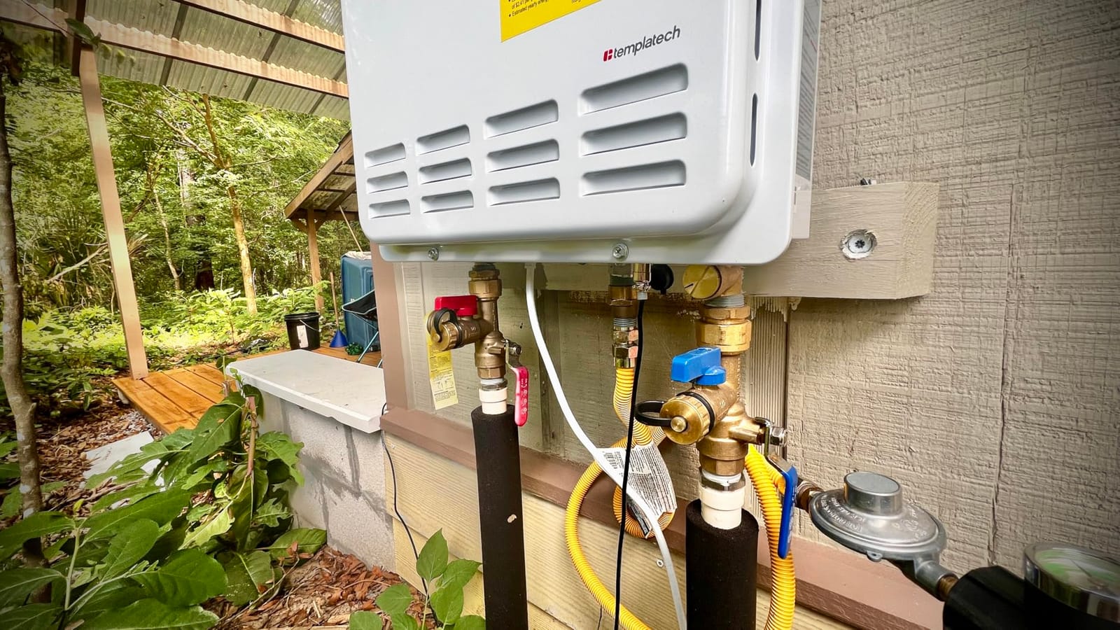 Orbek Propane Tankless Water Heater Gas Indoor On Demand CSA Certified | Max 4.3 GPM 100,000 BTU Instant Water Heater apartments cabins and utility rooms for 2-3 outlets points 7-Year Warranty customer photo 2
