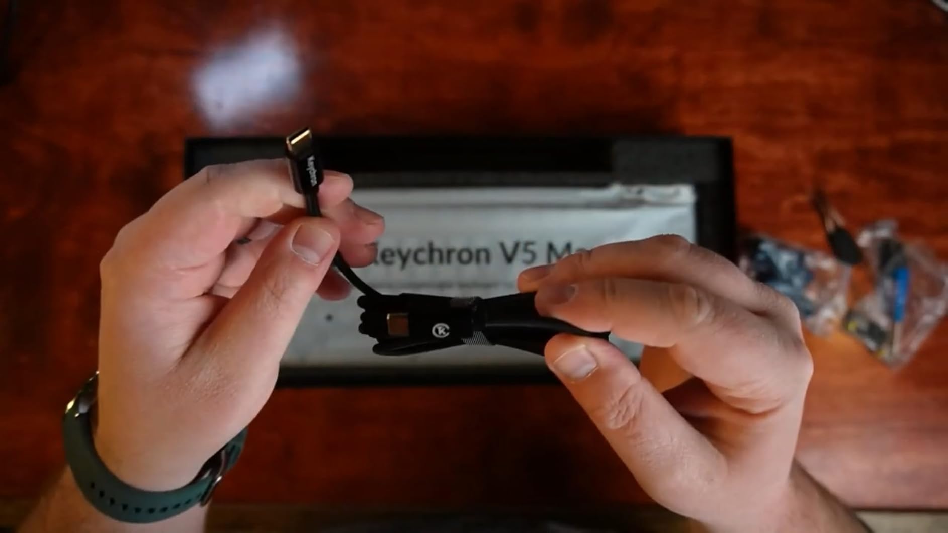Keychron V5 Max Custom Wireless Mechanical Keyboard, 96% with Number Pad | 2.4 GHz/Bluetooth/USB-C, QMK Launcher Programmable, Hot-Swap Gateron Red Switch, PTB Keycaps RGB for Mac/Windows/Linux customer photo 1