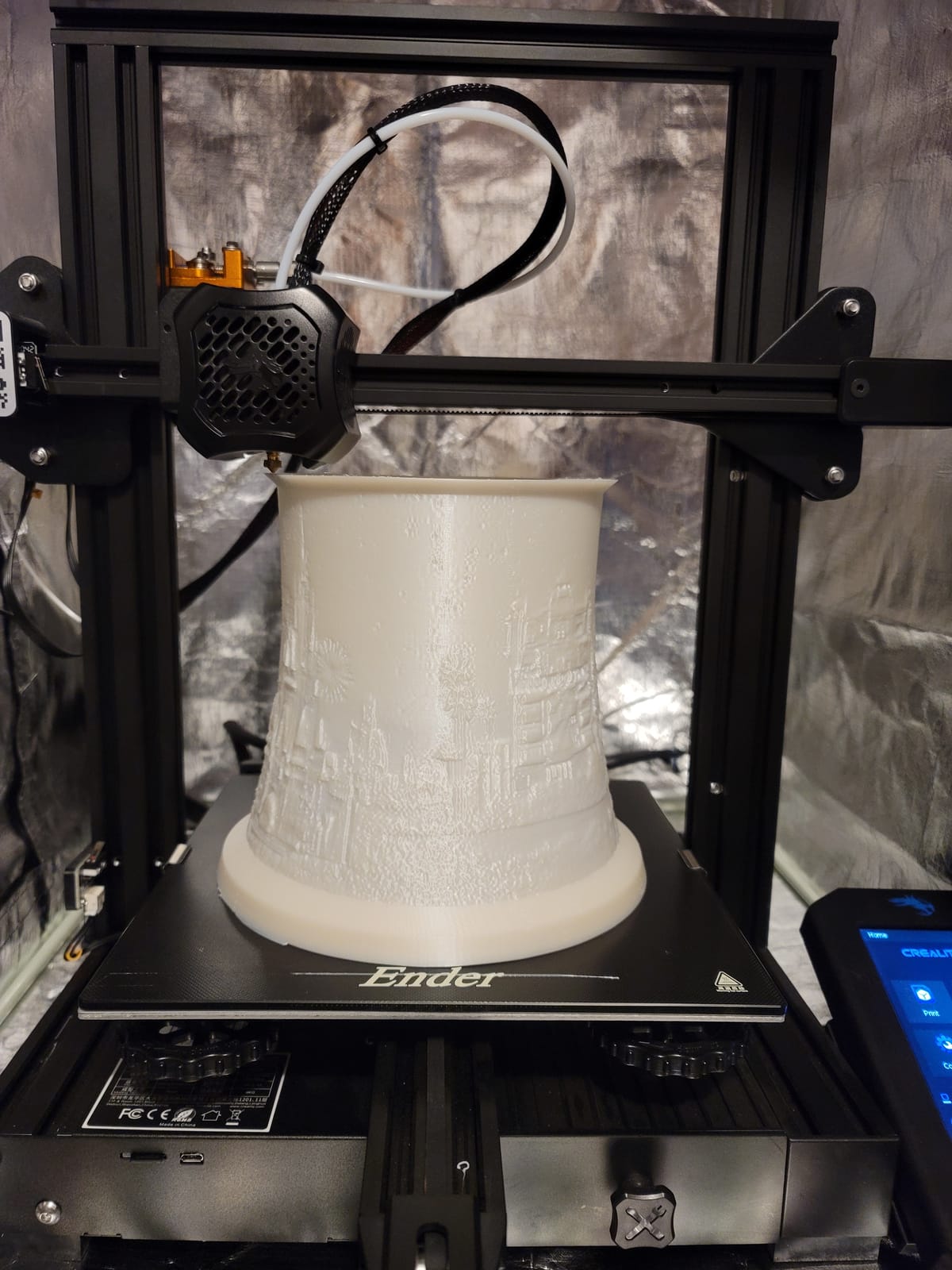 YOOPAI 3D Printer Enclosure, Dustproof Tent Constant Temperature Protective Cover for Creality Ender 3 V3 SE/KE/Ender 3/Ender 3 Pro/Ender 3V2/Ender 3 S1/ For Anycubic Elegoo Printers, 29.5×25.6×21.6