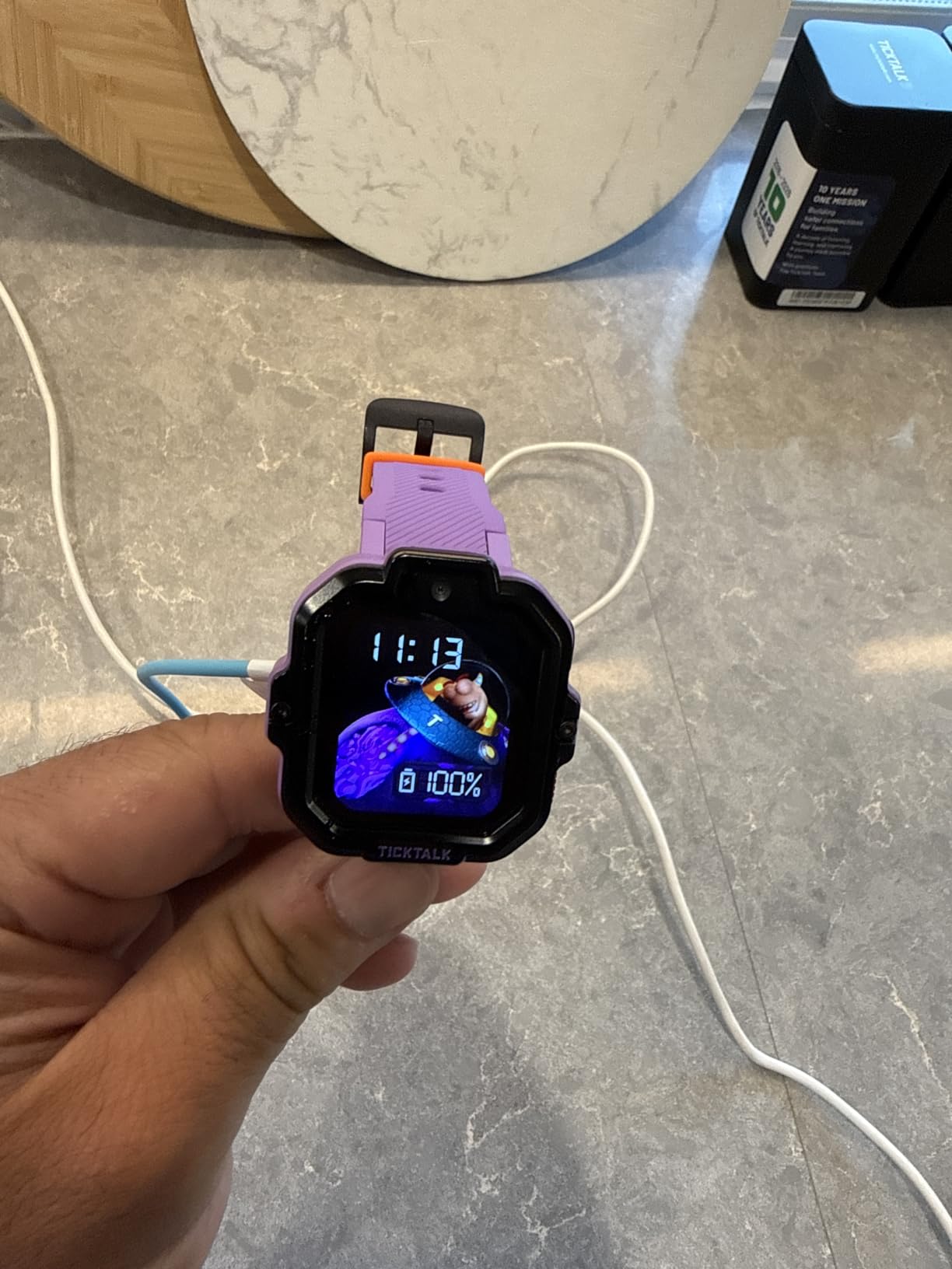 TickTalk5 Kids Smart Watch with GPS Tracker, Calls, Texts & SOS Ages 3-12 | Kids Smartwatch with HD Calling, SMS, GPS Tracking, Parental Controls, Music & Wellness customer photo 2