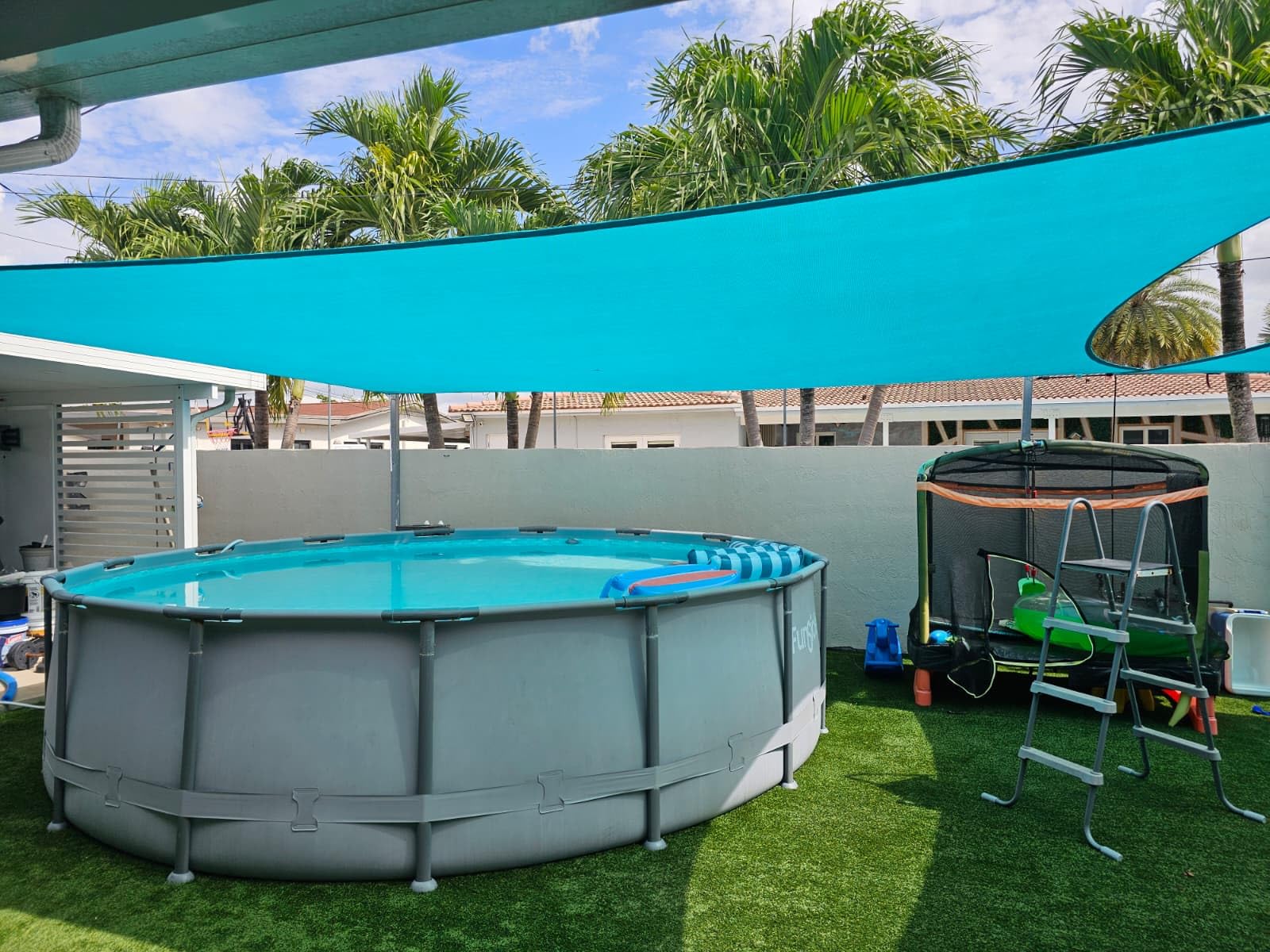 16' x 20' Rectangular Sun Sail Shades Canopy UV Block Outdoor Shades for Patio Garden Backyard Pergola Shade Cover Sand customer photo 2