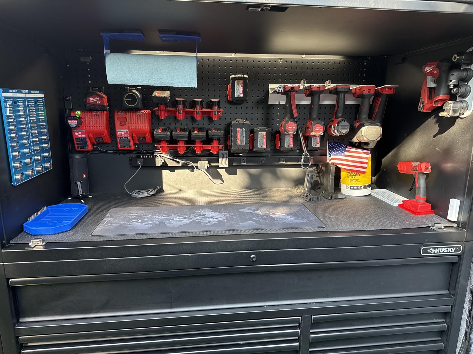 Tool Holder Rack for Milwaukee M18 18v, Securely Mounts 5 Cordless Tools customer photo 1
