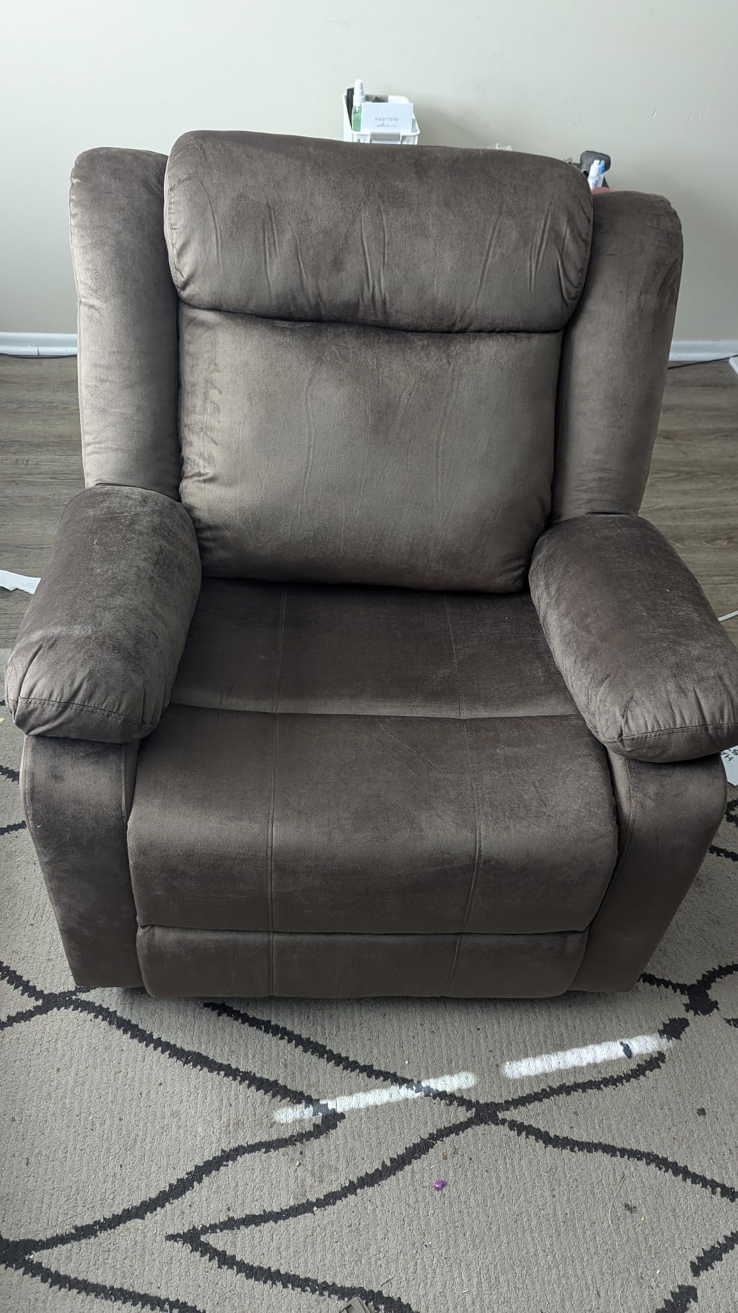 HAOMARKETS Oversized Power Recliner Chair with Massage and Heat, 41
