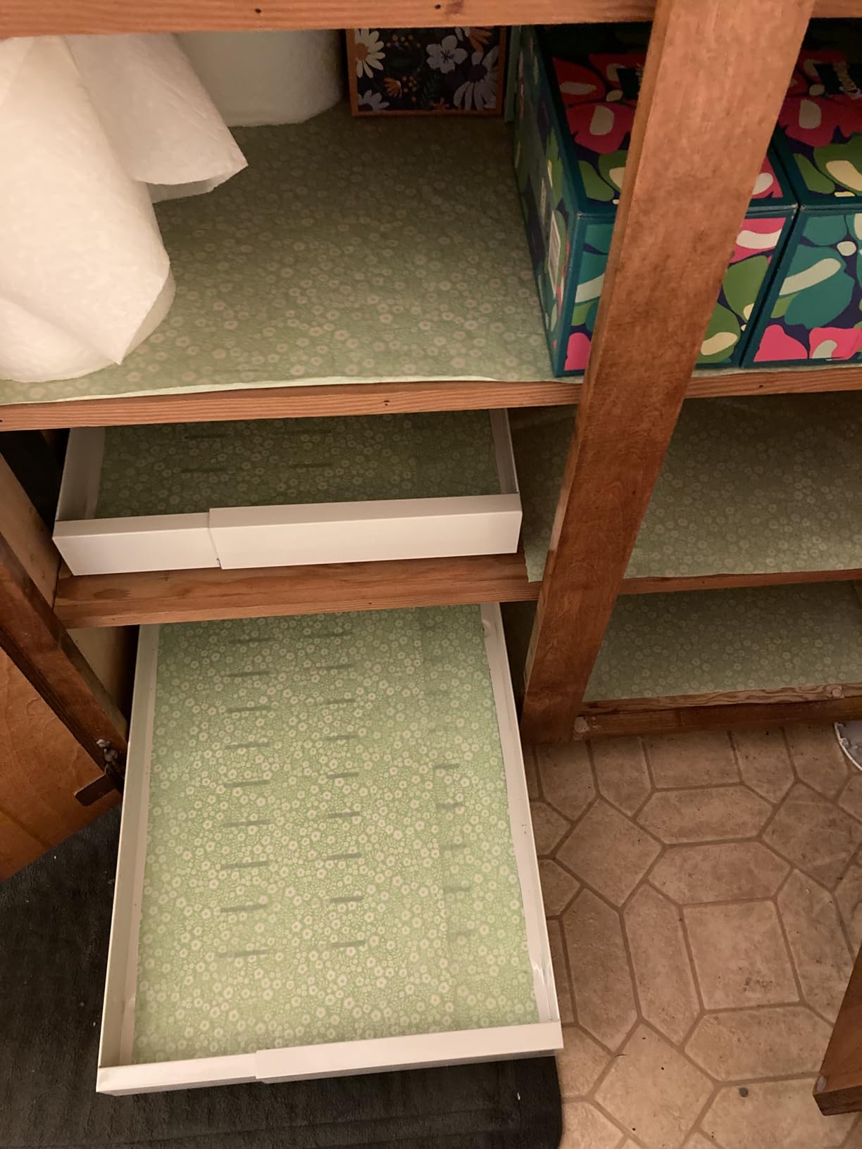 Kitstorack Pull Out Cabinet Organizer, Expandable (12
