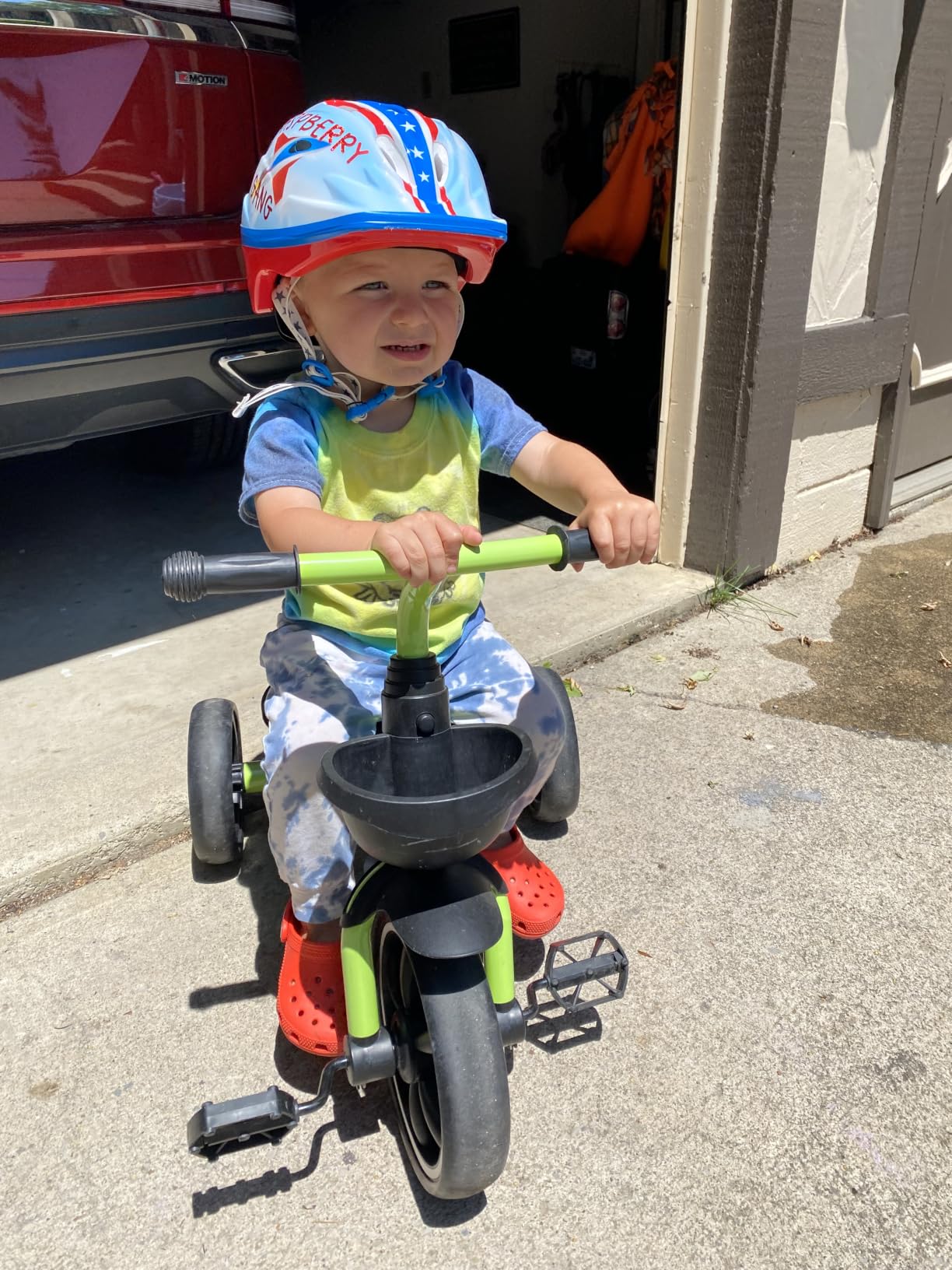 Schwinn Classic Bike Helmet for Kids, Purple Polkadots, Helmet for Kids Ages 1-3, Ultra Lightweight, Adjustable Dial, Full Coverage with Vented Airflow, Infant and Toddler Bike Helmet customer photo 2