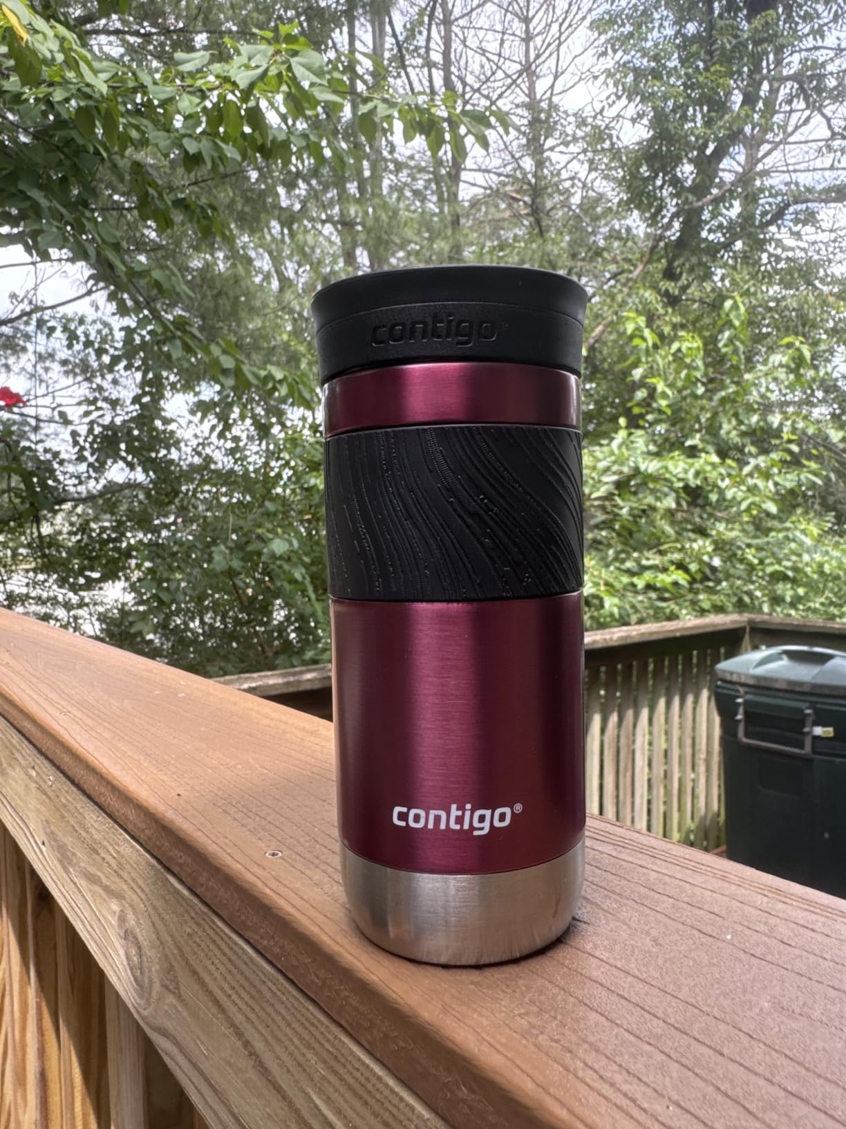 Contigo Byron 2.0 Stainless Steel Travel Mug with Snapseal Lid and Grip 20oz, Blueberry, Great for hot and cold beverages customer photo 2