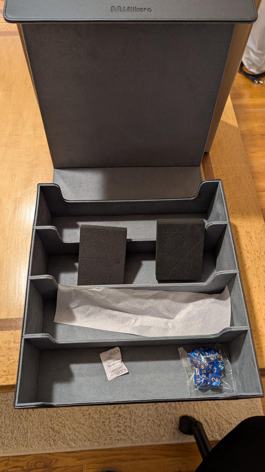 Mlikero Card Deck Case for Trading Cards 1800+, Trading Card Storage Box Fits Toploader and Magnetic Card Holder, Leather Magnetic Closure Deck Box Fit for MTG, TCG customer photo 2