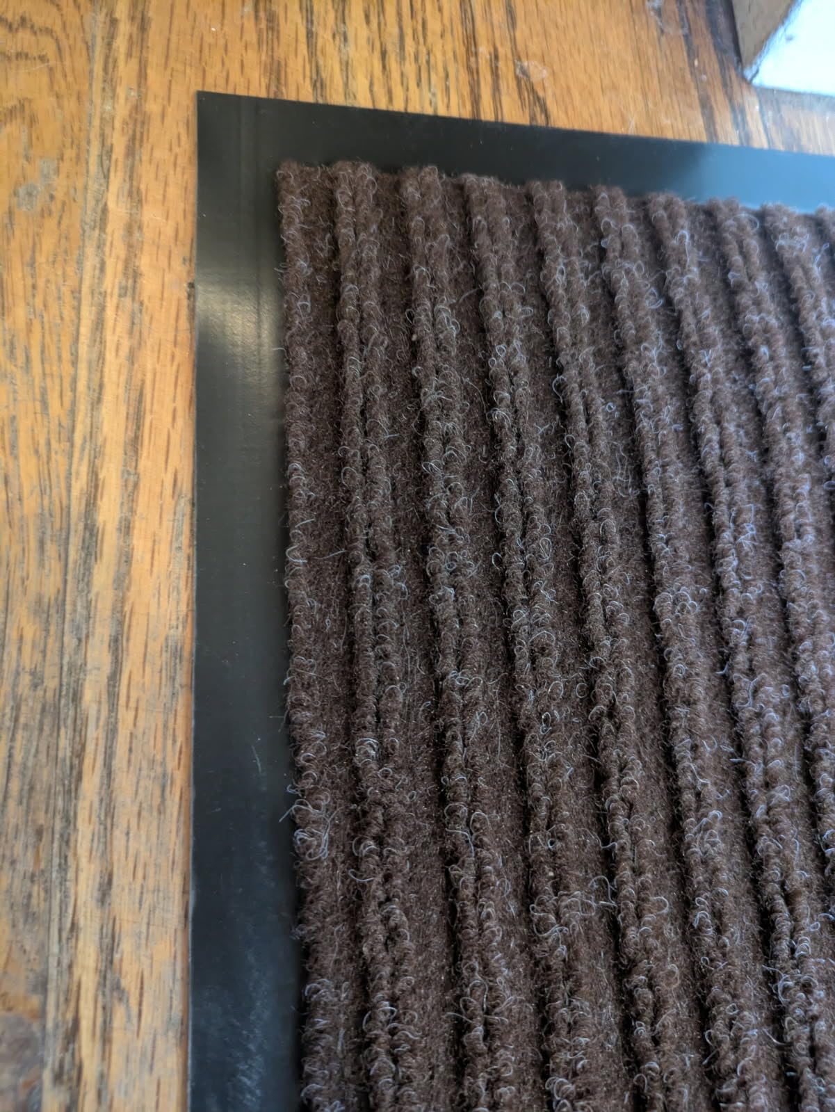 MaxMat Industrial Grade Door Mat - Extra Large, Heavy Duty, Waterproof, Low-Profile, Easy to Clean Floor Mat (3 x 10 Feet, Grey) customer photo 2