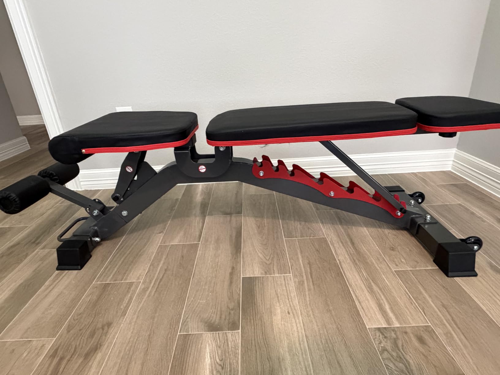 1200LBS Adjustable Weight Bench Press, Heavy-duty Workout Bench for Home Gym, Extra Headrest, Incline Decline strength Training Bench Press for Full Body Workout Extrem Stable customer photo 2