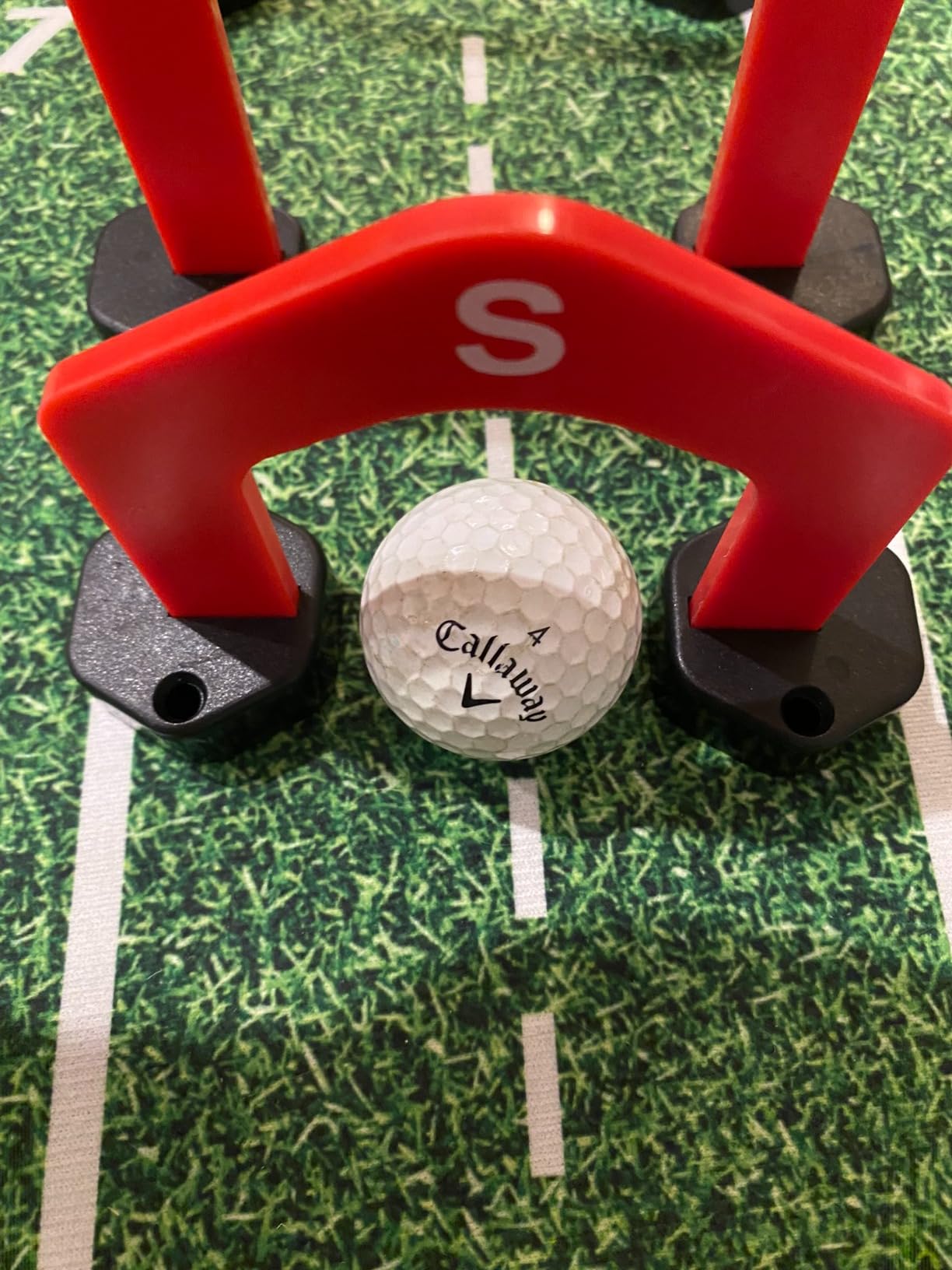 CHAMPKEY Professional Hazard Golf Putting Green Come with Golf Putting Gates and Putting Mirror - Progressive Slope Tech and Noise Reduction Tech Golf Putting Mat customer photo 1