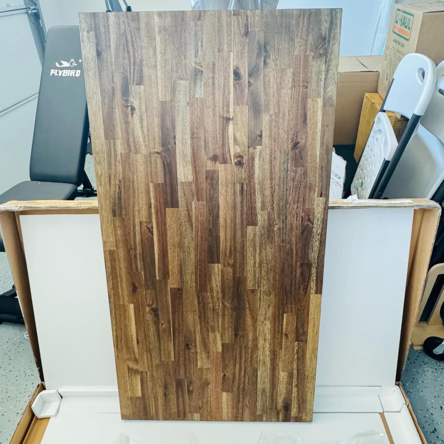 Howizz Walnut Butcher Block Countertop 60 x 36 x 1.5 Inches - Solid Wood Table Top for Island Kitchen Countertop, Desk Top, Dining Table, Workbench Top customer photo 2