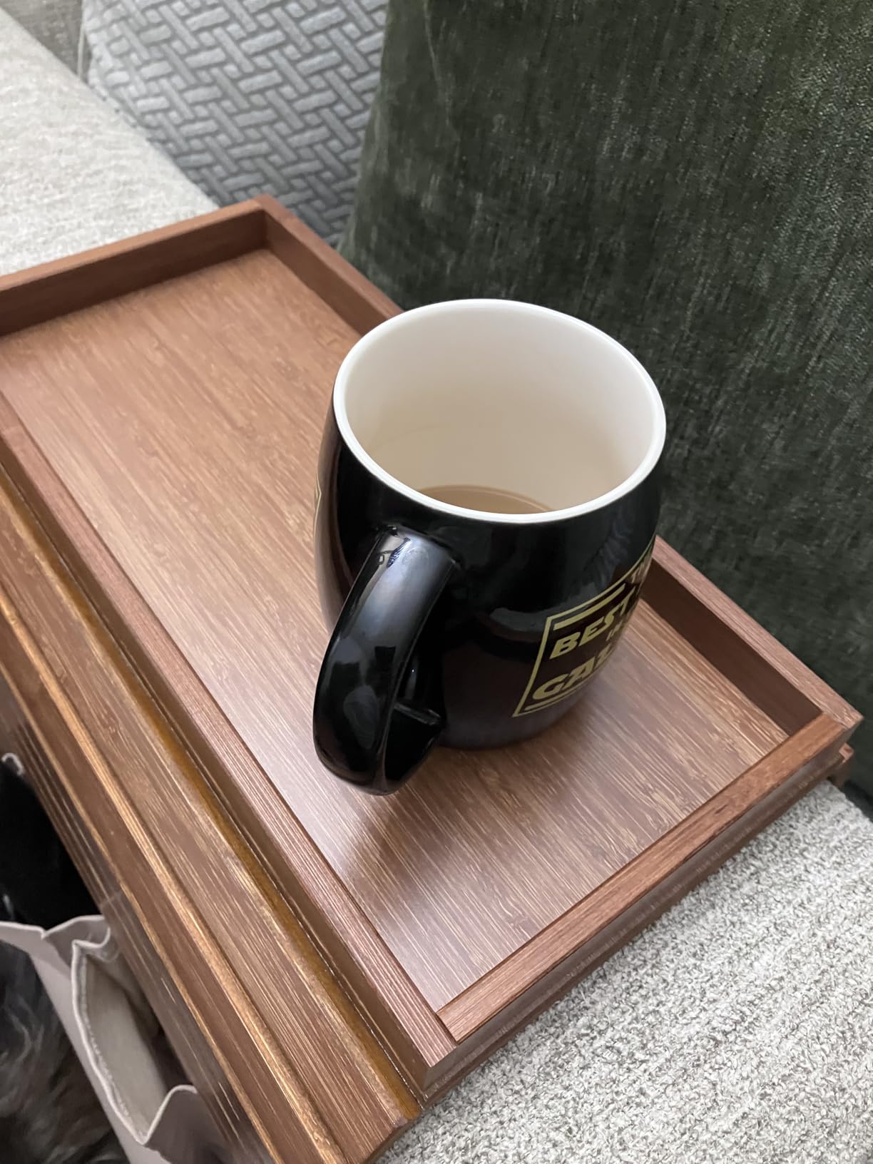 DETOR Couch Arm Tray with Spacious 12.4