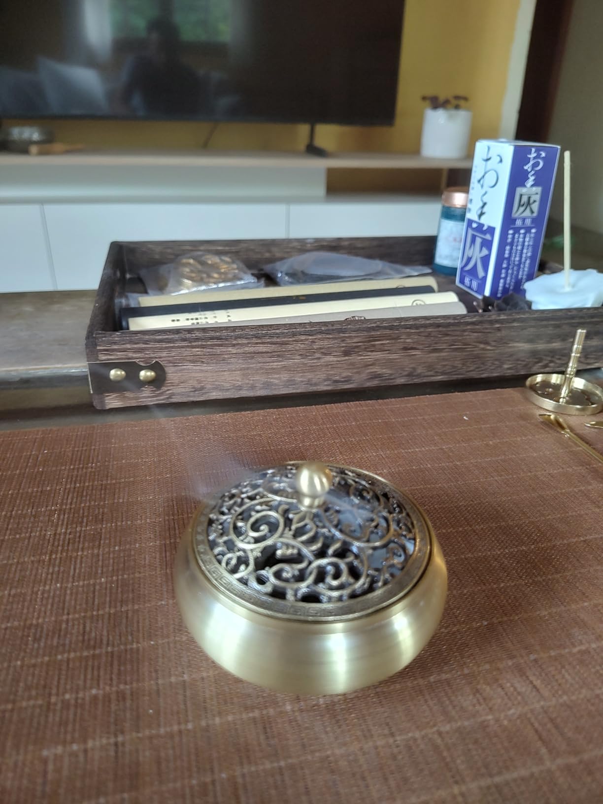 29 Pc Brass Incense Burner Kit for Powder Stick Cone Coil customer photo 2