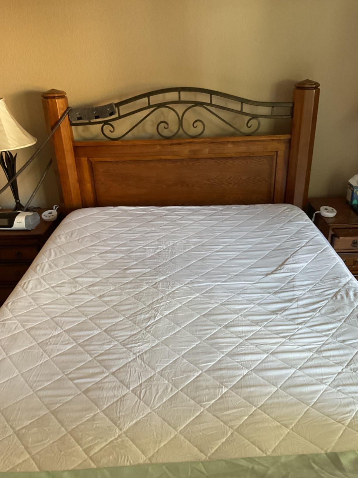 Valthie Heated Mattress Pad Queen Size, Electric Bed Warmer with Preheat | 10 Heat Settings and & 1-12 Hours Auto Shut Off, Memory Function, Dual Control, ETL & FCC, 8-21