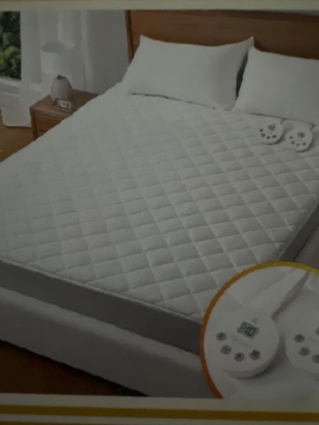 Valthie Heated Mattress Pad Queen Size, Electric Bed Warmer with Preheat | 10 Heat Settings and & 1-12 Hours Auto Shut Off, Memory Function, Dual Control, ETL & FCC, 8-21
