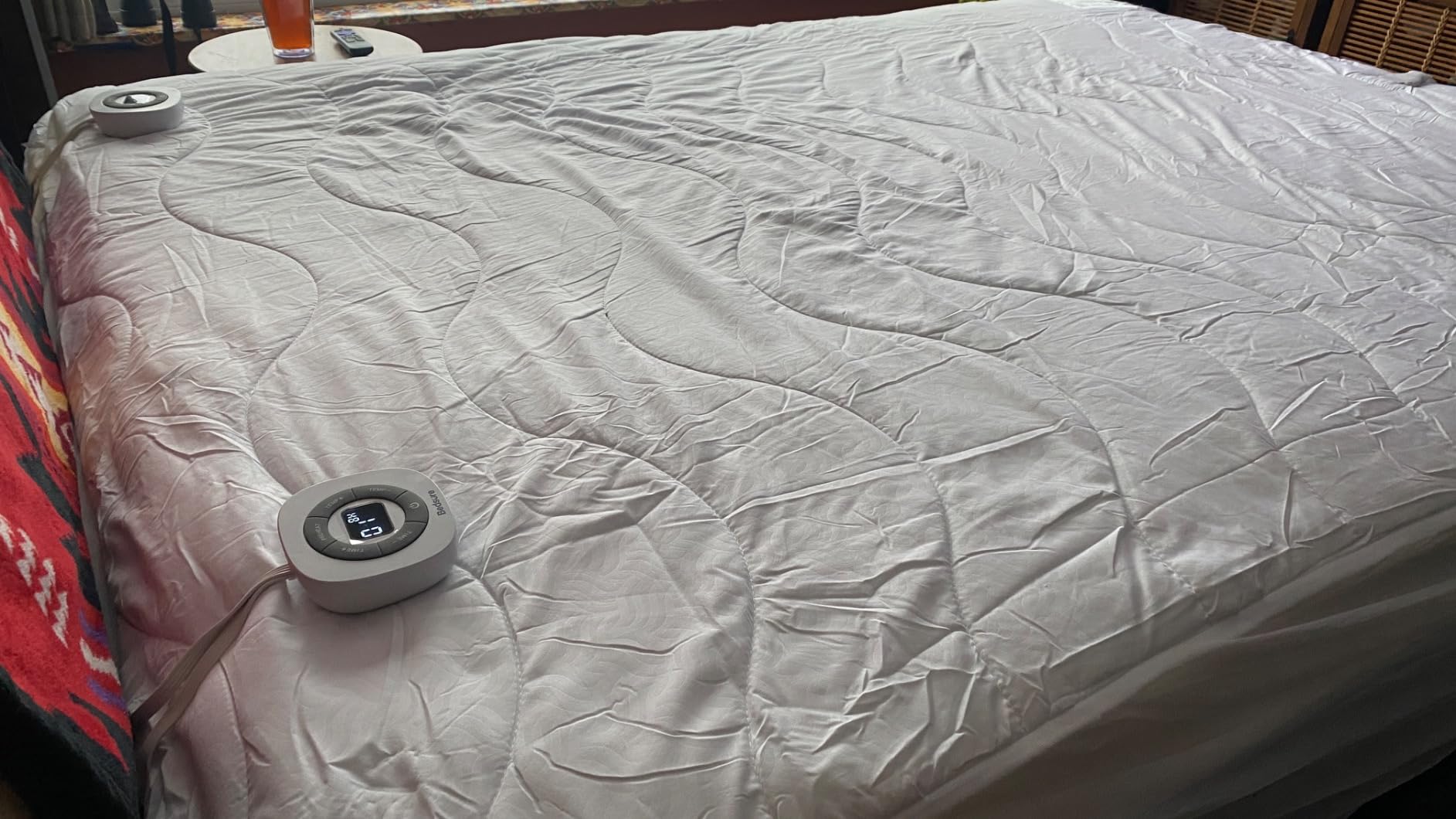 Bedsure Heated Mattress Pad Queen Ultra Soft Bed Warmer, Plush Coral Fleece | Memory & Preheat, Electric Mattress Cover, Fast Heating, ETL&FCC, 1-12 Hour Auto Off, 10 Heat Settings, Dual Control, 60