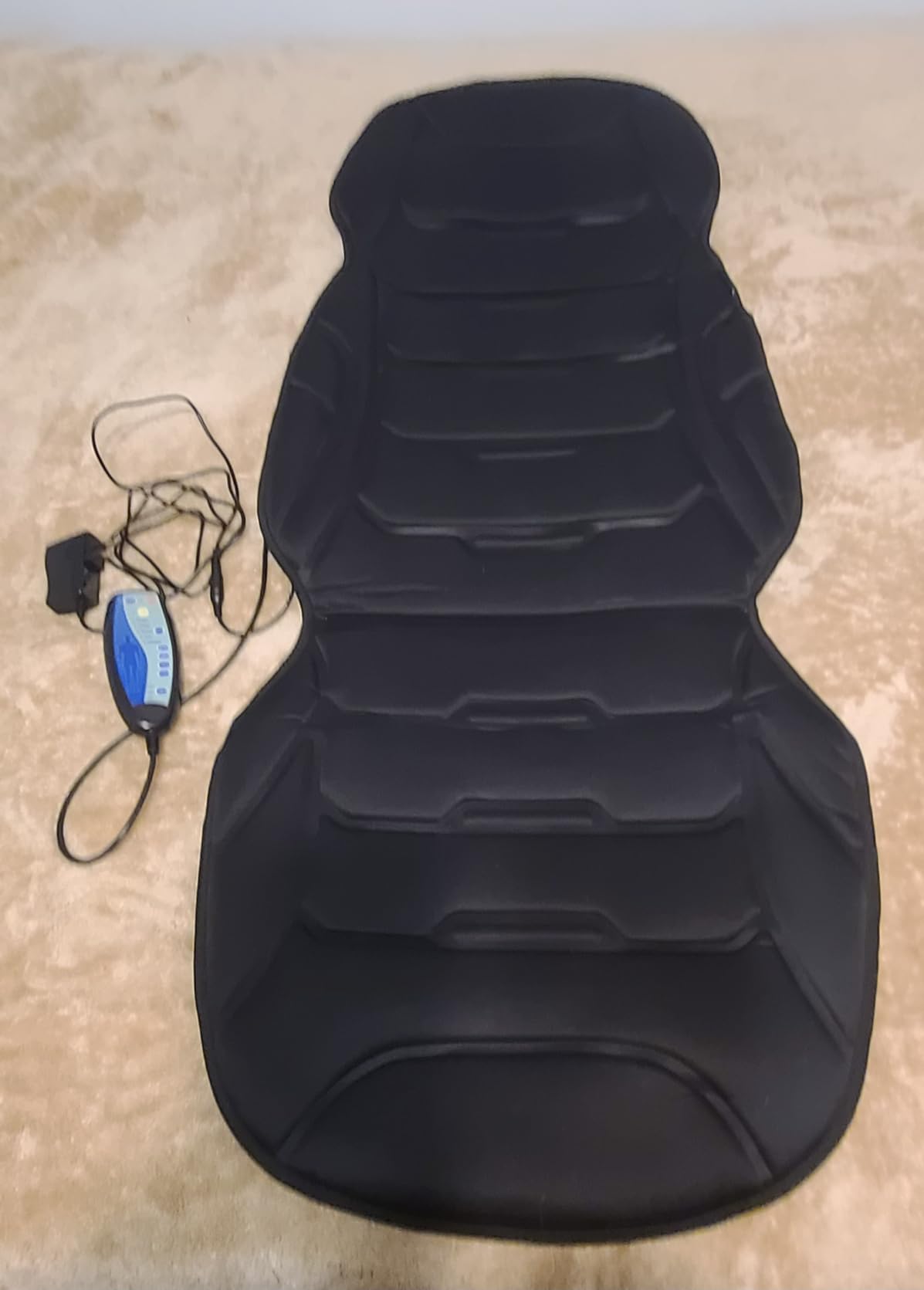 COMFIER Back Massager with Heat, Vibration Massage Seat Cushion with 8 Massage Nodes & 5 Modes, Adjustable Chair Massager Pad for Home Office, Heated Chair Pad, Gifts for Women Men Mom Dad customer photo 2