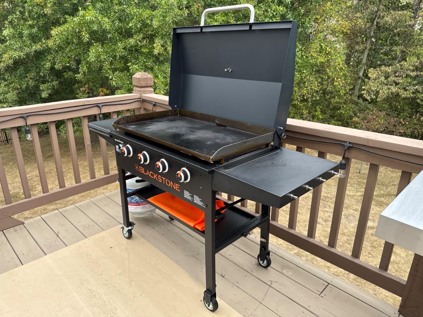 Upgrade Hinged Lid for Blackstone 1666 22 Inch Omnivore Griddles 2024 Model | Griddle Hard Cover Flat Top Lid for Blackstone 22