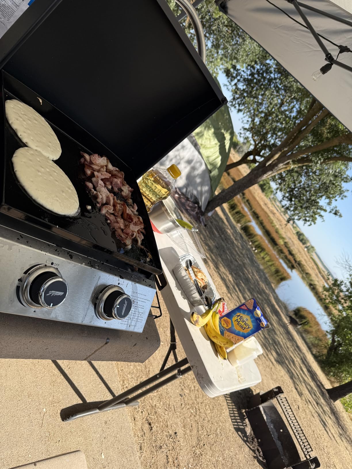 Royal Gourmet PD1305H 3-Burner Propane Gas Grill, Griddle Combo with Lid customer photo 2