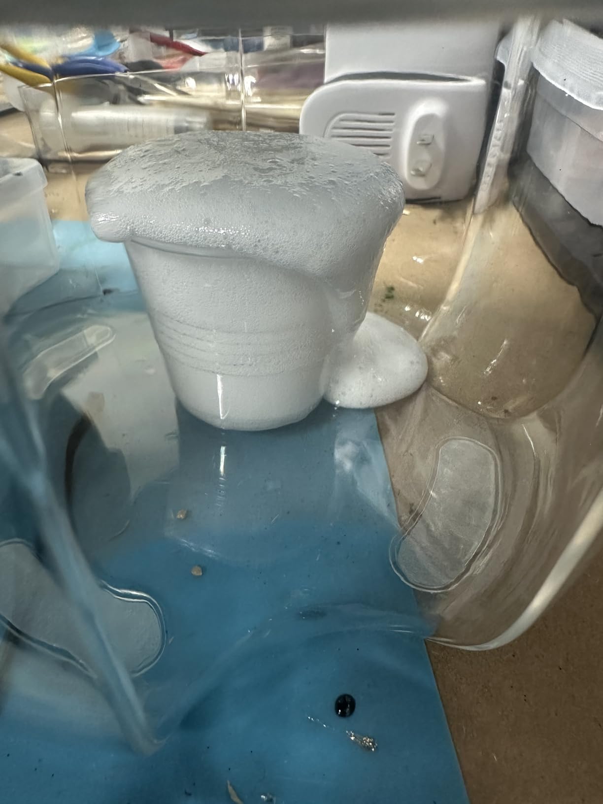 Resin Bubble Remover, Digital Display Design, Removes 99% of Air Bubbles in 5-10 Minutes, 96kPa Vacuum Degassing Chamber, Resin Bubble Remover Machine for Epoxy Resin Artwork, Crafts(Patent Pending) customer photo 2