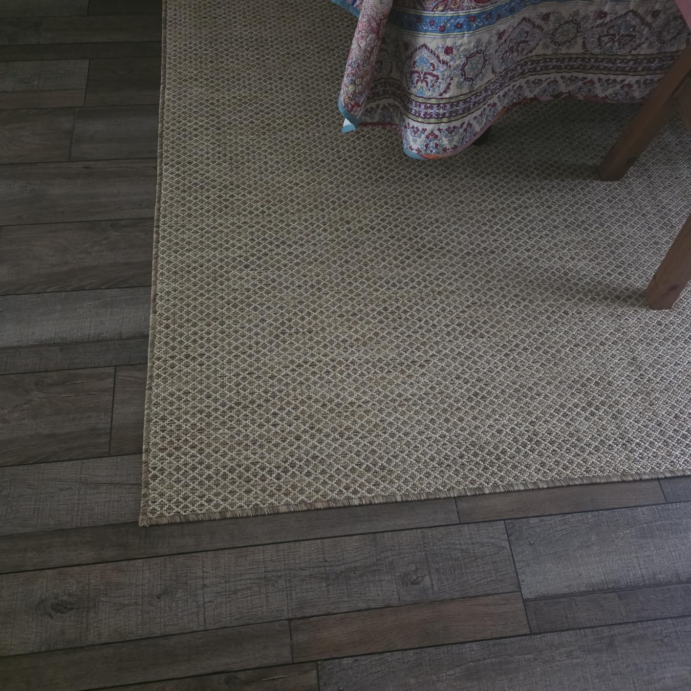 Nourison Home Courtyard Jute 5' x 7' Area Rug - Easy Clean, Non Shedding, Bed Room, Living Room, Dining Room, Kitchen customer photo 1