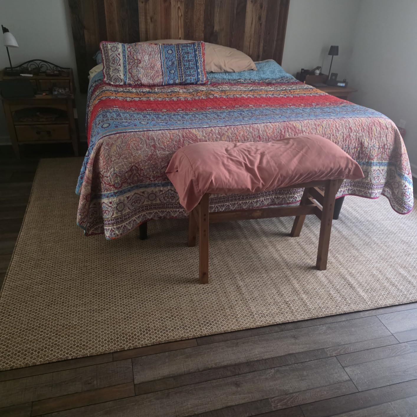 Nourison Home Courtyard Jute 5' x 7' Area Rug - Easy Clean, Non Shedding, Bed Room, Living Room, Dining Room, Kitchen customer photo 2