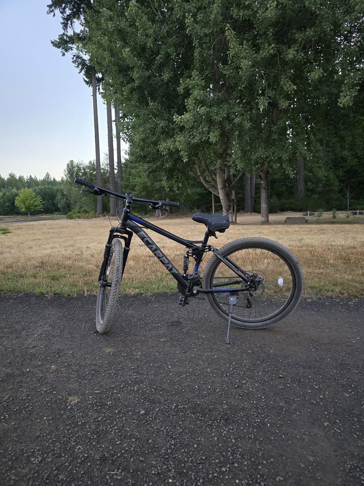 Ecarpat Mountain Bike 24 26 Inch, Dual Full Suspension Mens Womens Bike, 21 Speeds Dual Disc Brake Carbon Steel Bike, Boys Mens Mountain Bike for School Work Summer Camping customer photo 1