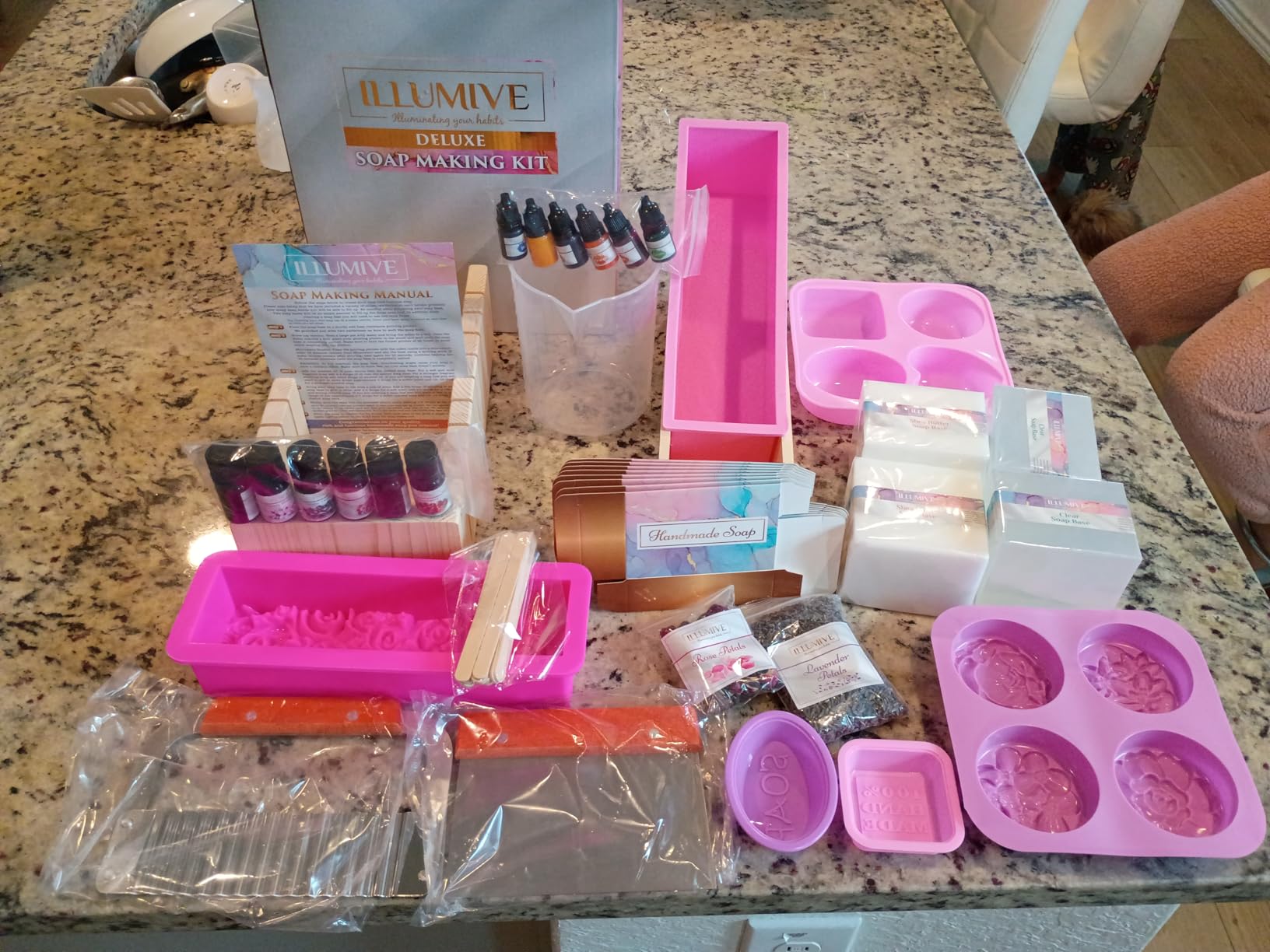 Illumive Deluxe Soap Making Kit - Soap Kit Includes All Soap Making Supplies. DIY Soap Making Kit. customer photo 1