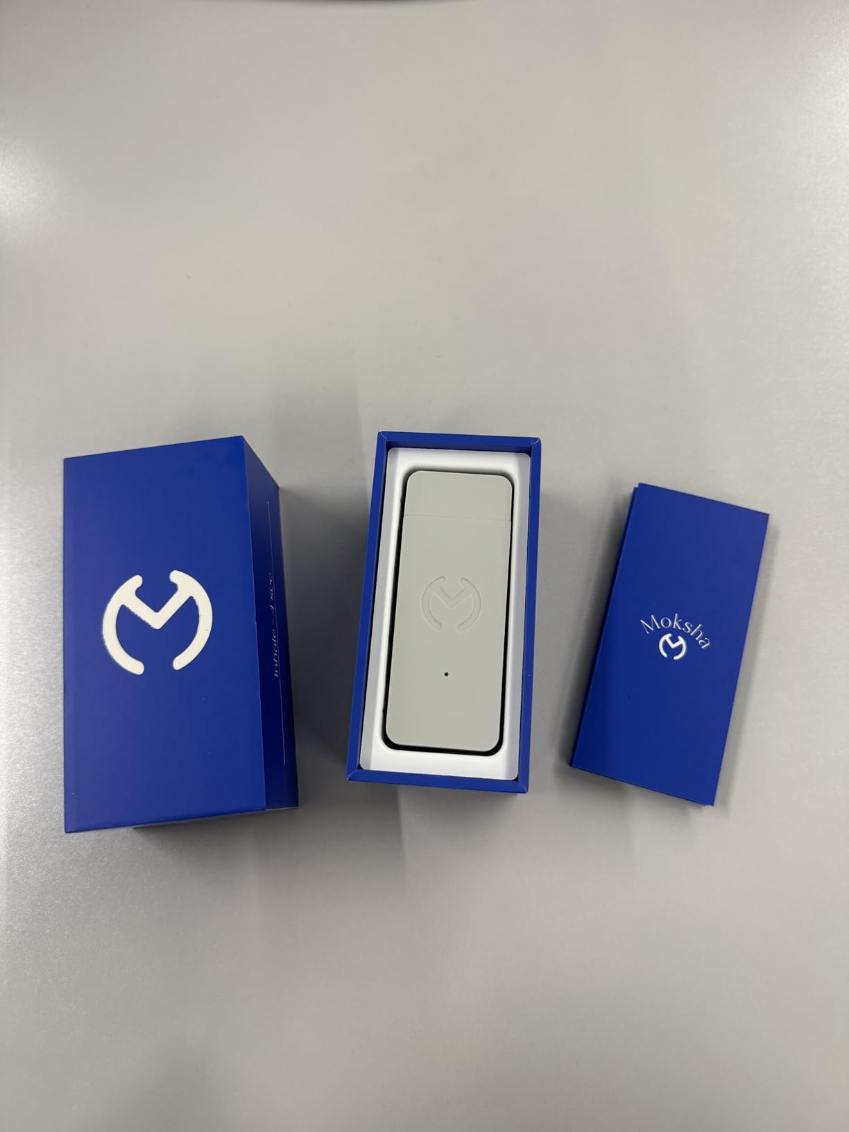 Moksha O₁ Gamified Stress & Anxiety Relief | Smart Meditation Device for Relaxation and Sleep | Interactive Breathwork & Biofeedback Tool | iOS Only (Moon) customer photo 1