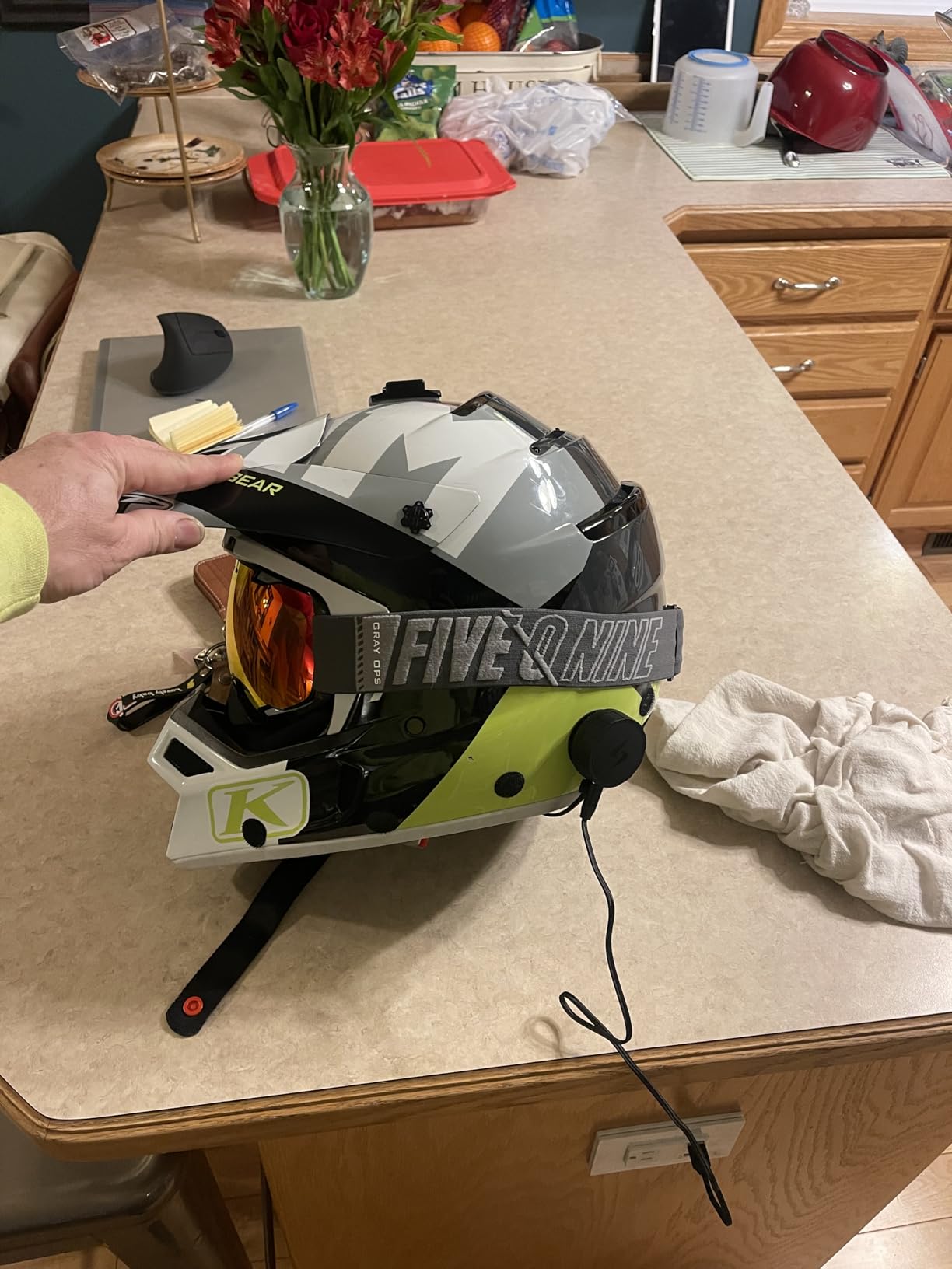Syphon SoundPro: Ultra-Thin 9.6mm Bluetooth Moto Headphones - Glove-Friendly Controls, Massive Sound, IP55 Waterproof, Built-In Mic, Universal Fit With Any Dirt Bike, Snowmobile, and Motorcycle Helmet customer photo 1