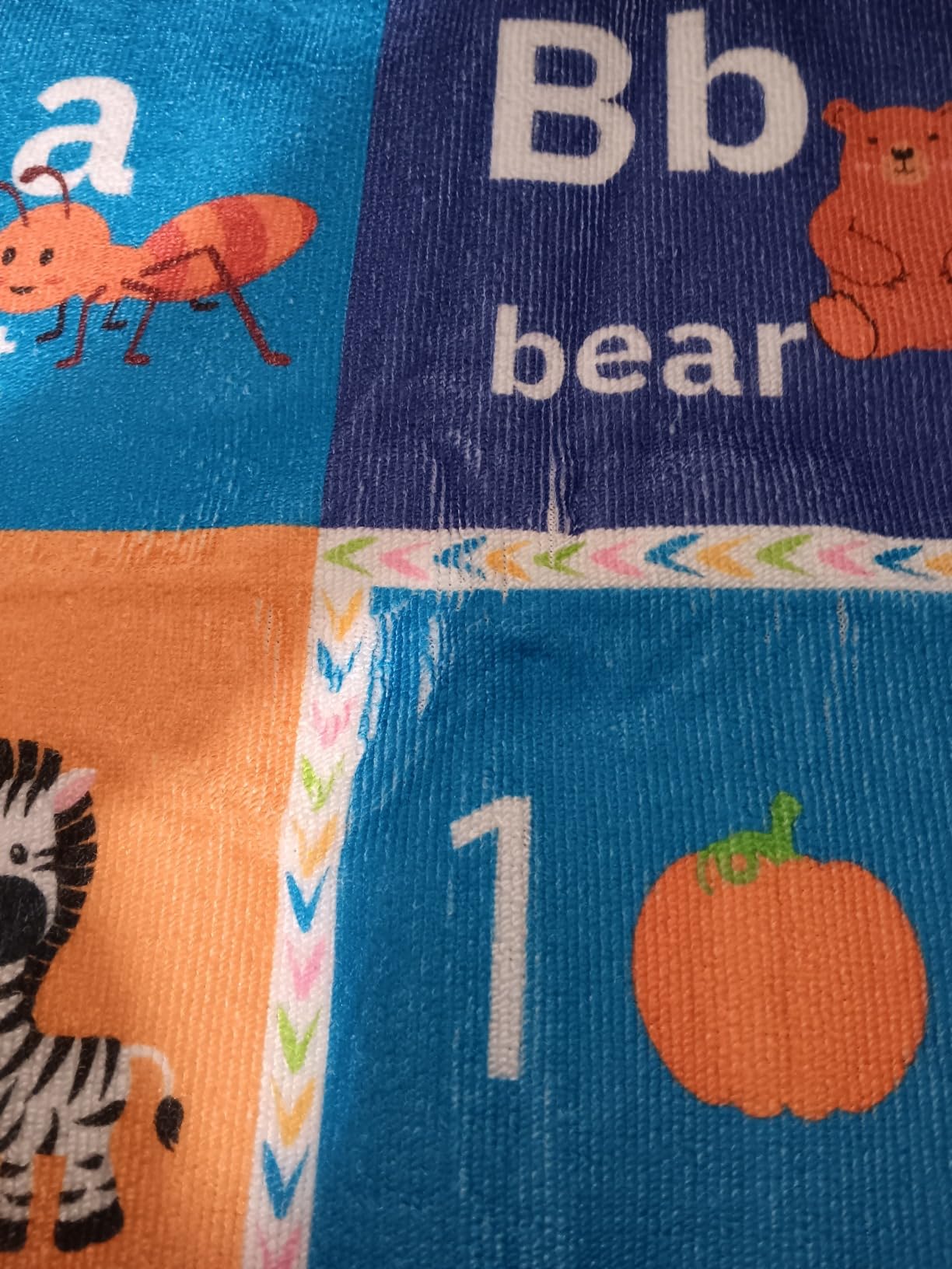 Macgace ABC Kids Rug for Classroom, 7x10 Colorful Washable Play Area Rugs | Non-Slip Low Pile Educational Rugs with Alphabet Numbers Seasons Shapes, Learning Fun Carpet for Girls Boys Room customer photo 1