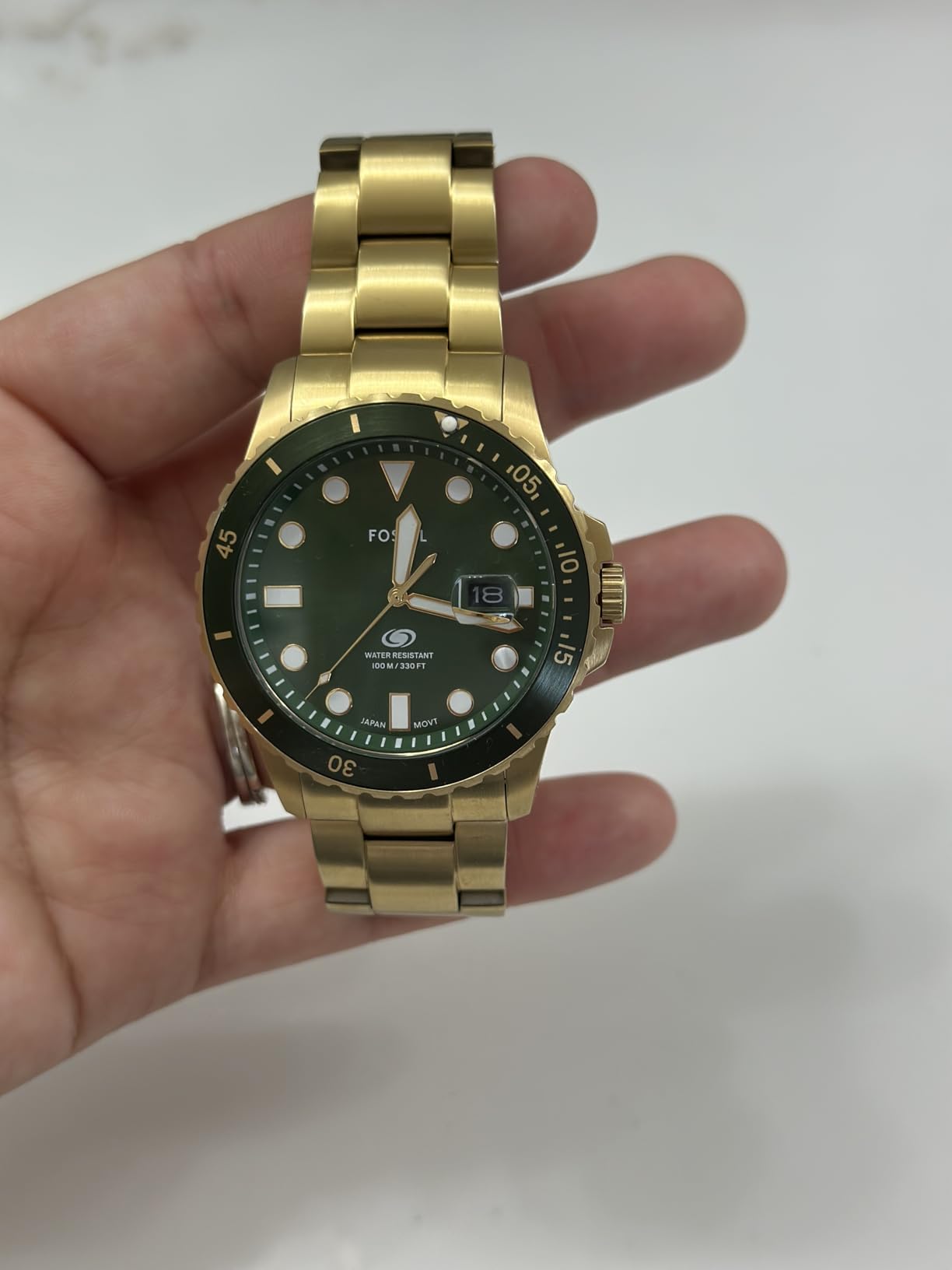 Fossil Men's Watch, Blue Quartz Stainless Steel Dive-Inspired Watch for Men customer photo 1