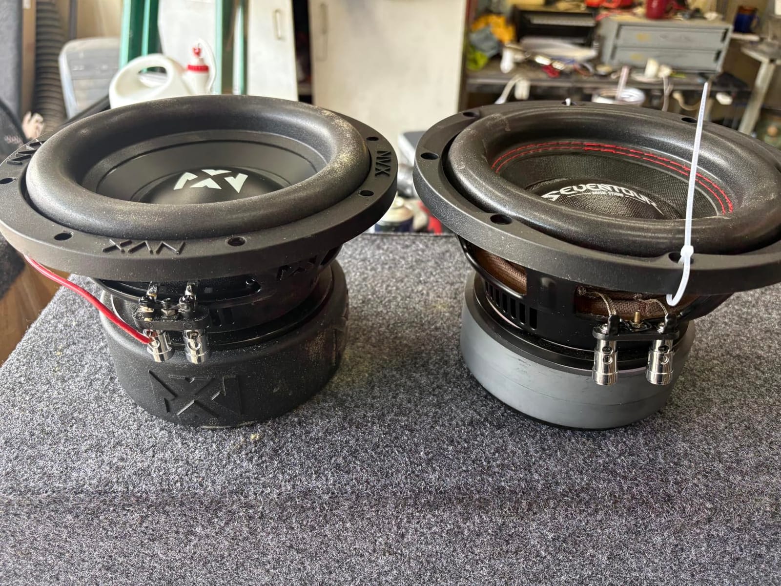 Seventour 10 inch 1200W Max Power Car Audio Dual 4 Ohm Car Subwoofer customer photo 1