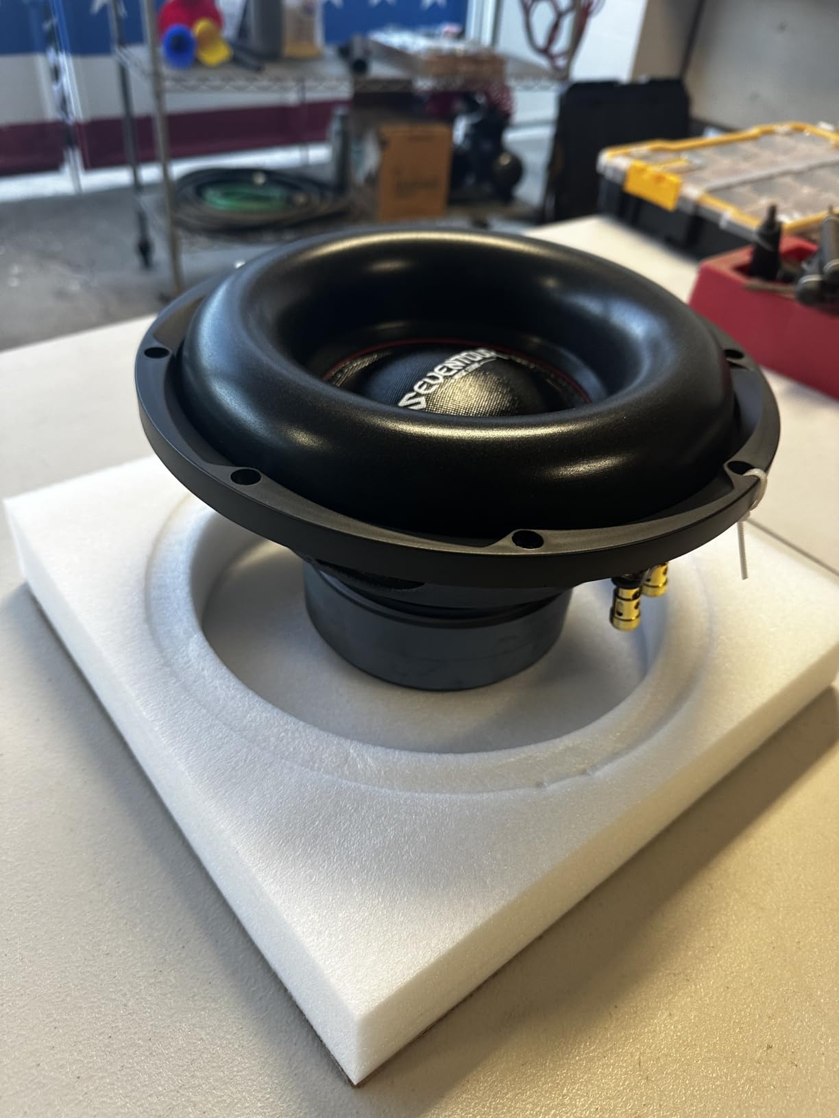 Seventour 10 inch 1200W Max Power Car Audio Dual 4 Ohm Car Subwoofer customer photo 2