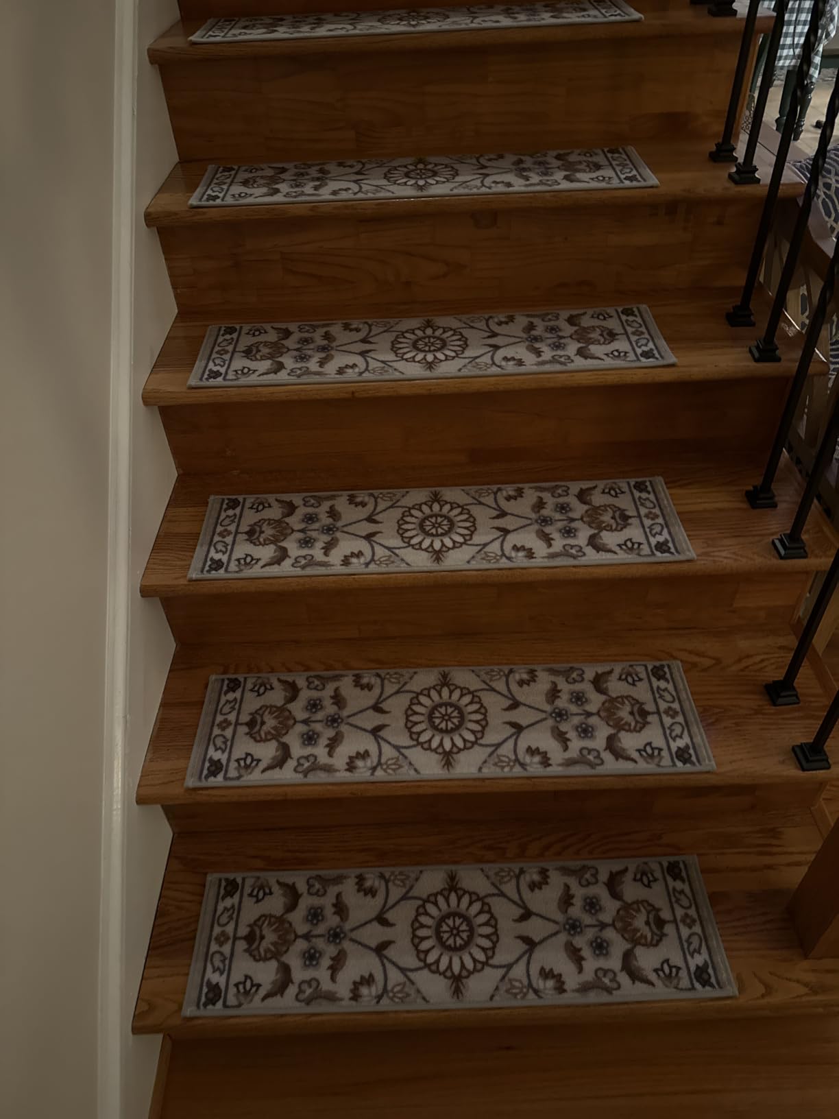 BEQHAUSE Stair Treads for Wooden Steps, 8
