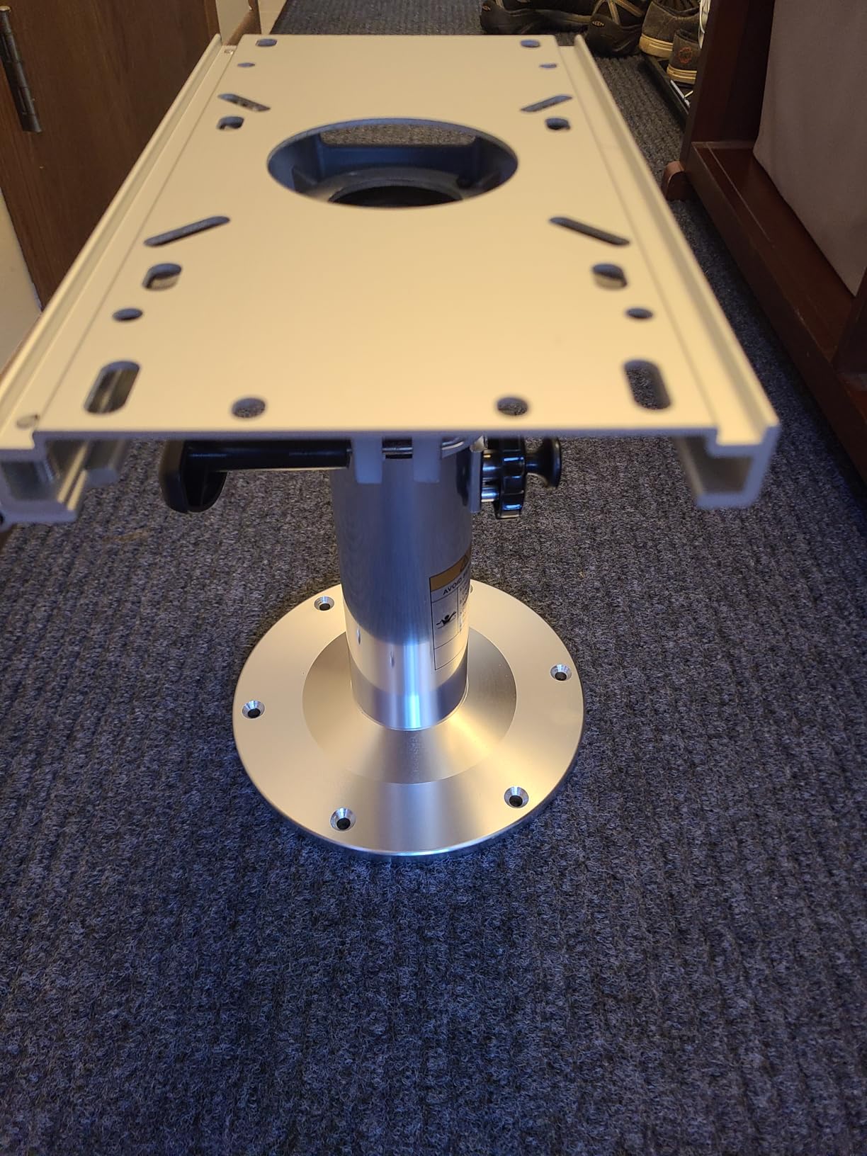 Boat accessories New Aluminum Adjustable Boat Seat Pedestal Smooth 360° Rotation,Height Adjustable from 13