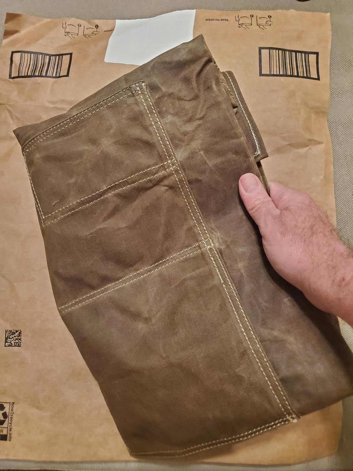 Midkit Chef & BBQ Apron for Men Waxed Canvas Workwear with Pockets | 8oz Waxed Canvas, Workwear, 5 Tool Pockets customer photo 1