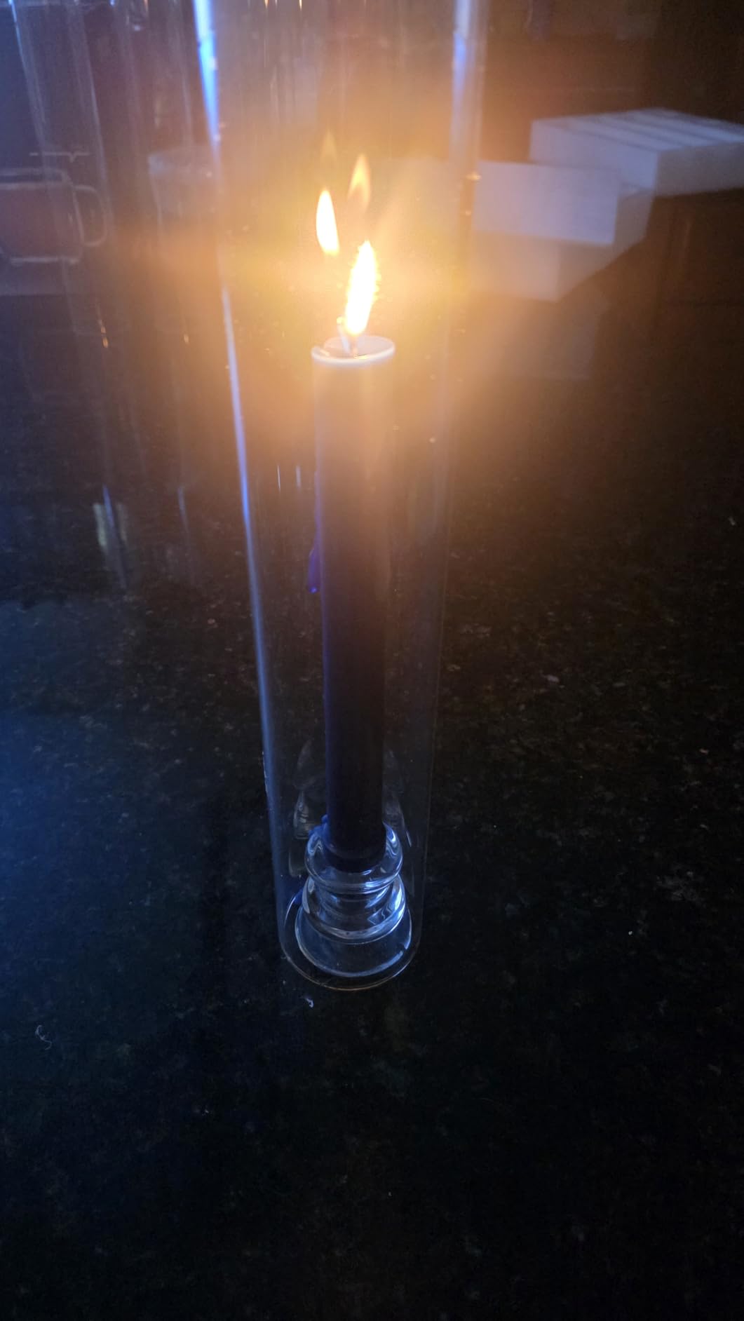 Volens Hurricane Glass Candle Holders - Set of 6 Candlestick Holders 14
