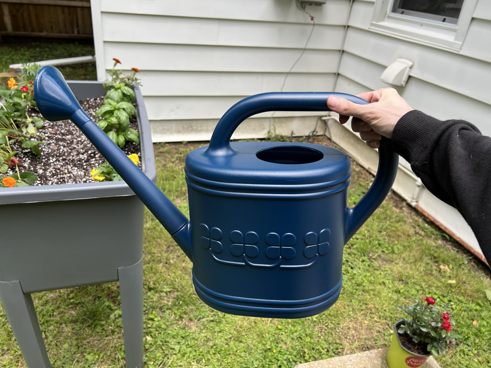 2 Gallon Garden Watering Can for Outdoor Plants, Removable Long Spout, 3 Watering Modes customer photo 2