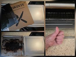 4pcs Black Liners with 1 Crumb Tray Pan for Ninja Air Fryer Accessories | Air Fryer Liners, Air Fryer Replacement Tray for Ninja Digital Air Fry Countertop Oven, Heat-Resistant, Durable, Reusable customer photo 1