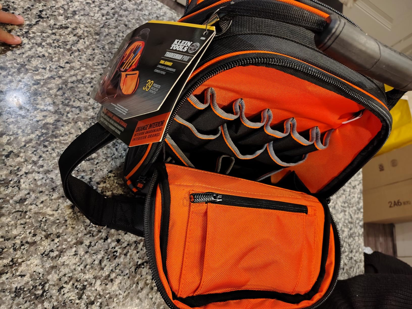 Klein Tools 62482 Tool Backpack, Tool-Station Pro Heavy-Duty Organizer with 27 Pockets, Large Interior, Molded Bottom, Electrician Tool Bag customer photo 1