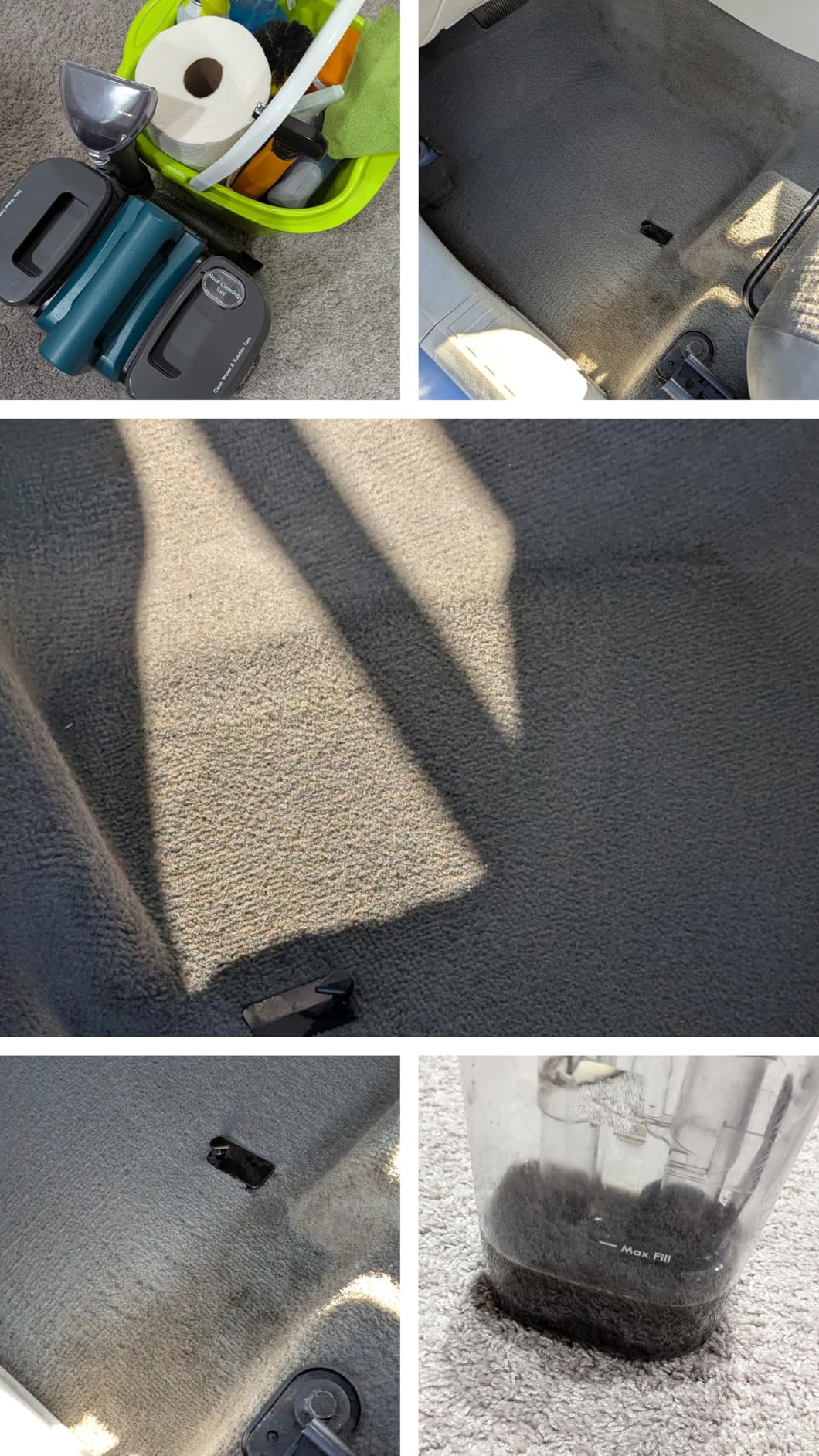 Kenmore 24V Cordless Portable Carpet & Upholstery Spot Cleaner Machine | 16Kpa Power Suction, 55Mins Runtime with Hose Cleaning Tool for Car, Pets, Area Rugs & Couches - KW1090 customer photo 1