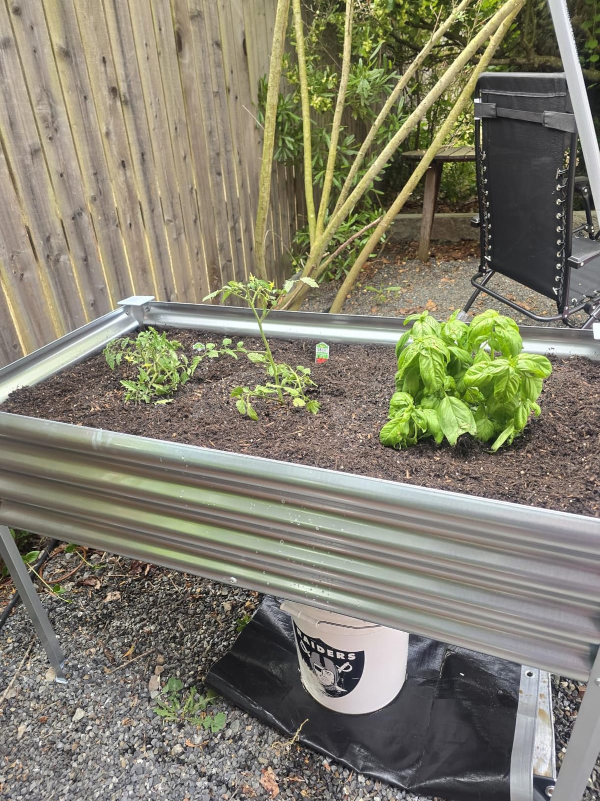 Land Guard 2 Pack Galvanized Raised Garden Bed with Legs, 48x24x32in Large Metal Elevated Raised Planter Box with Drainage Holes for Backyard, Patio, Balcony, 700lb Capacity customer photo 1