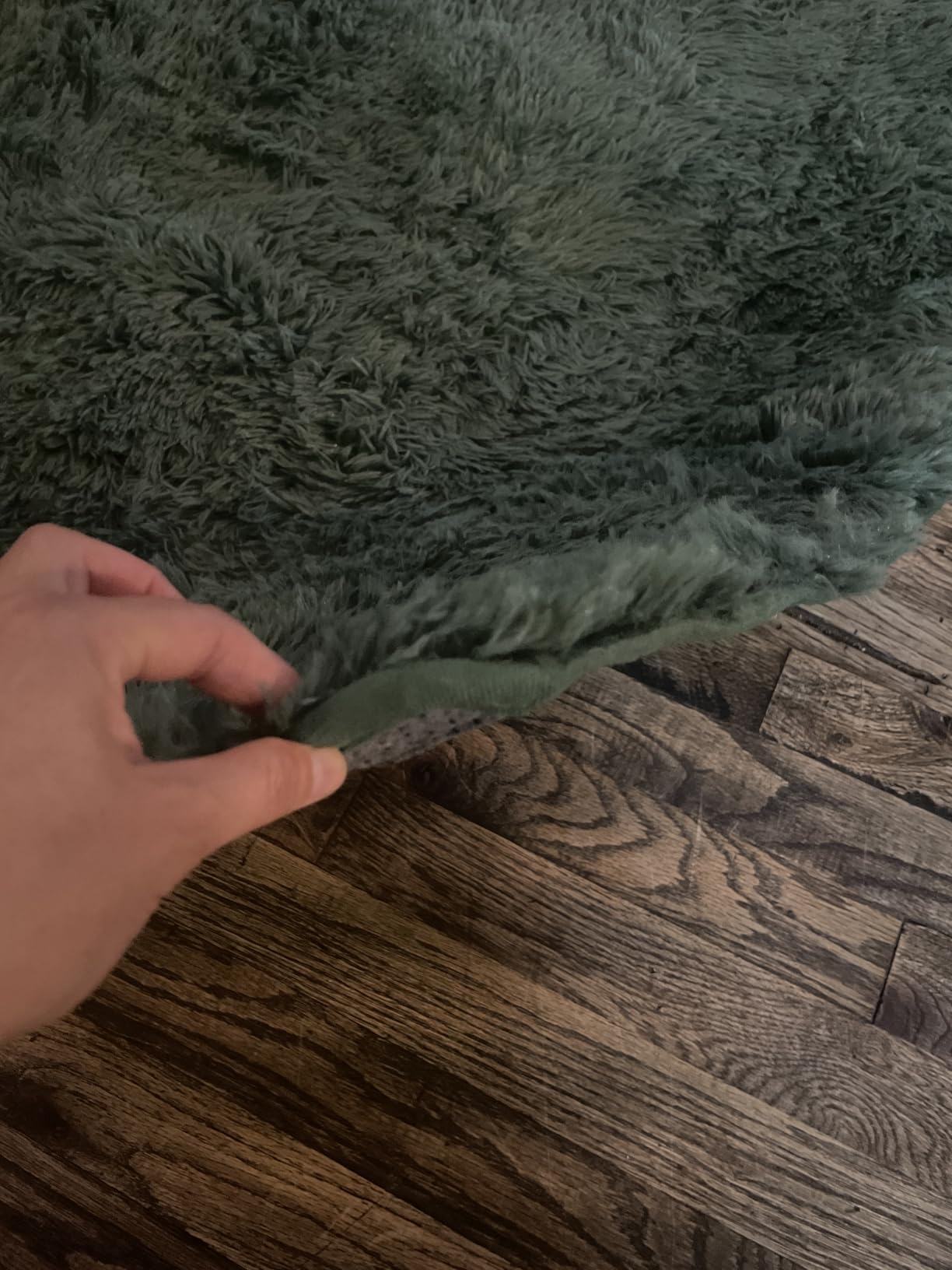6x9 Ft Large Shag Rugs for Living Room Decor, Tie-Dyed Ultra Soft Fluffy Furry Area Rugs for Bedroom Indoor Floor, Aesthetic Carpet for Kids Home (Dark Grey) customer photo 2