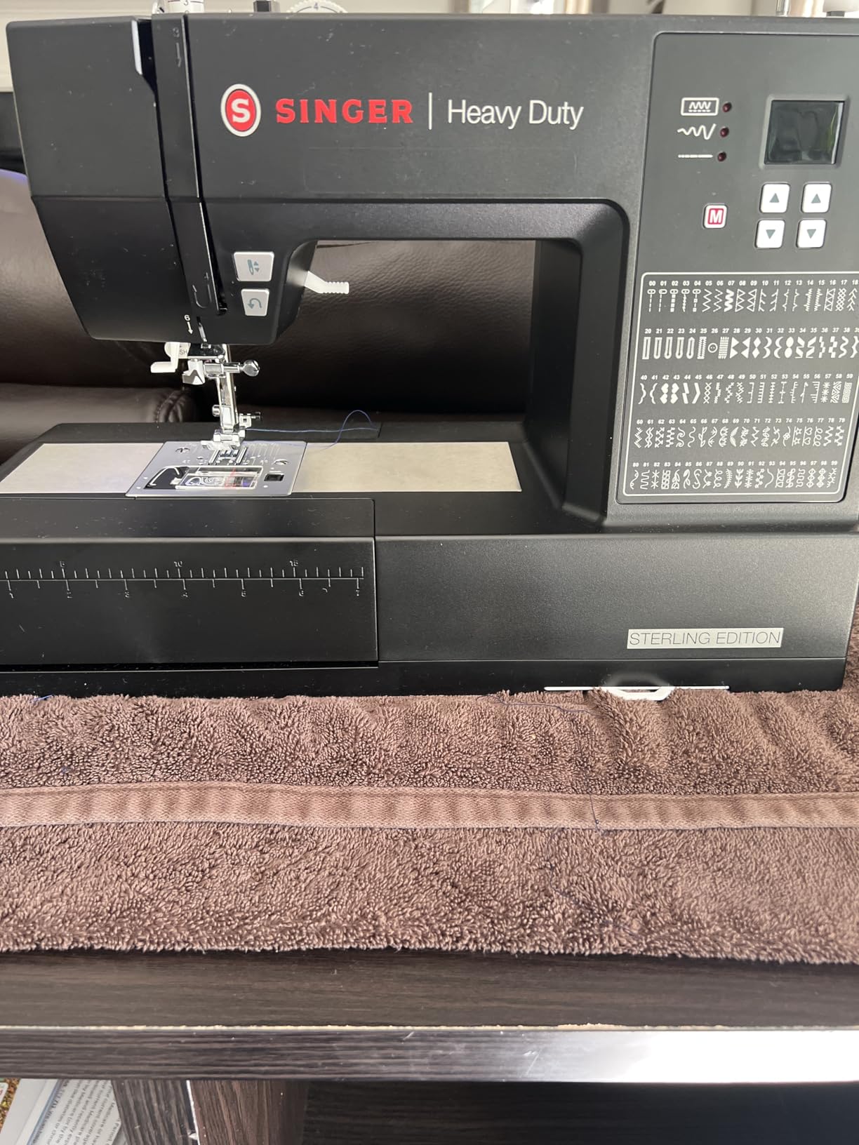 SINGER Heavy Duty 6600C Sterling Sewing Computerized Machine with 100 Built-In Stitches, 60% More Power, 1100 Stitches/Min, Metal Frame, 6 One-Step Buttonhole customer photo 2